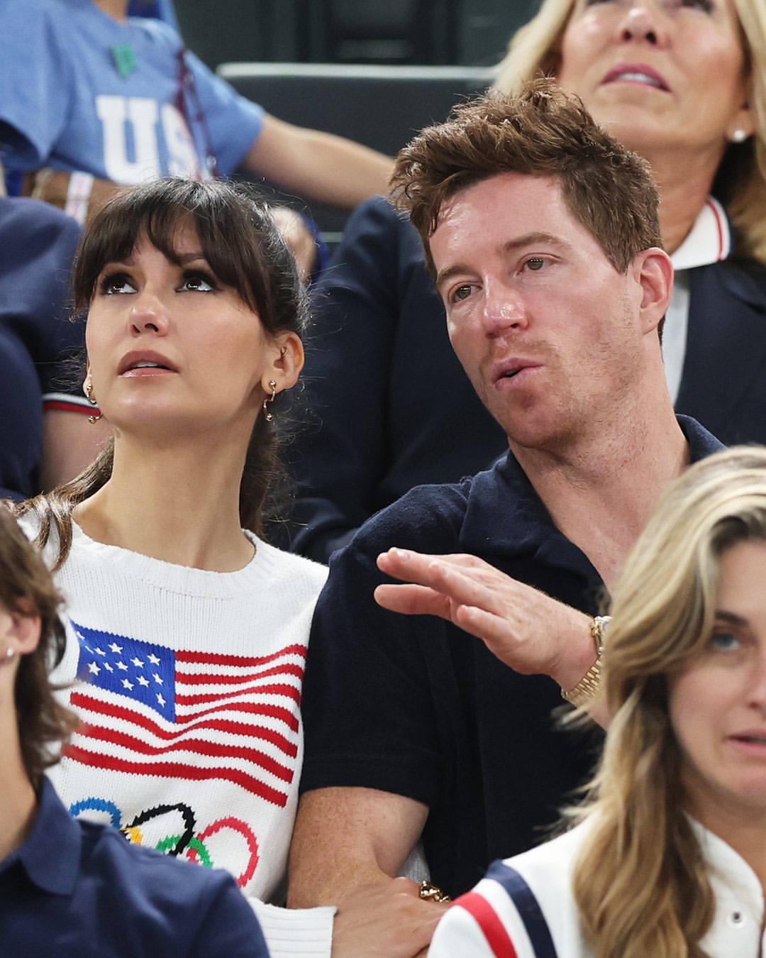 Nina Dobrev Wears Lady Grey to the 2024 Olympic Games in Paris