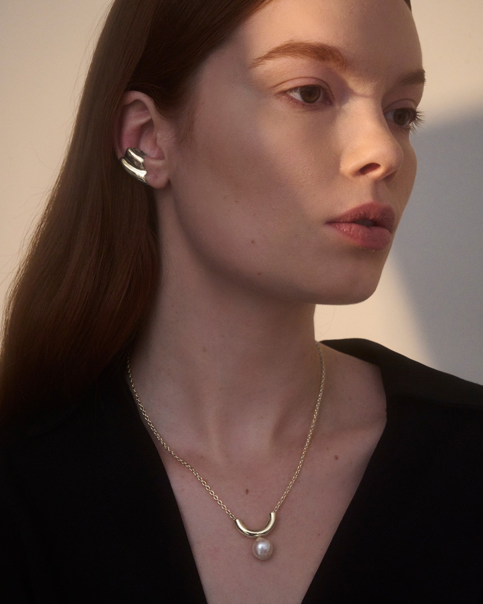 Conch Ear Cuff in Silver