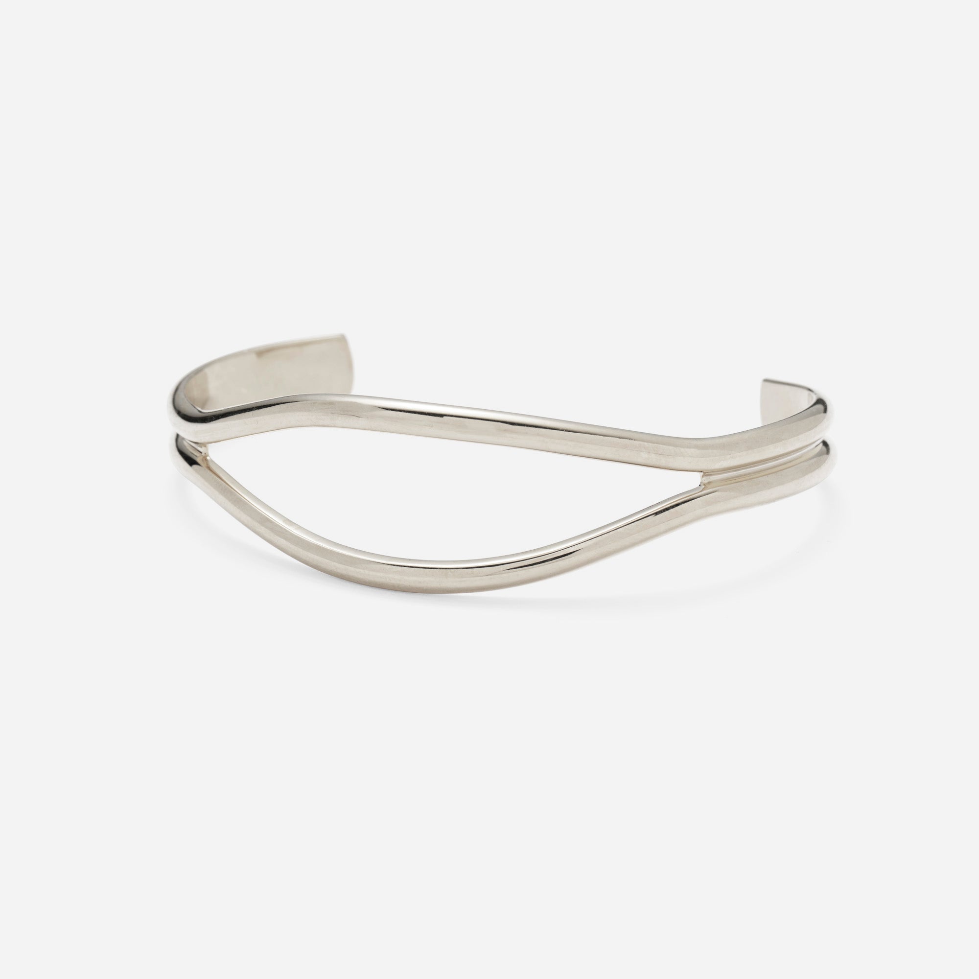 Gap Cuff in Silver