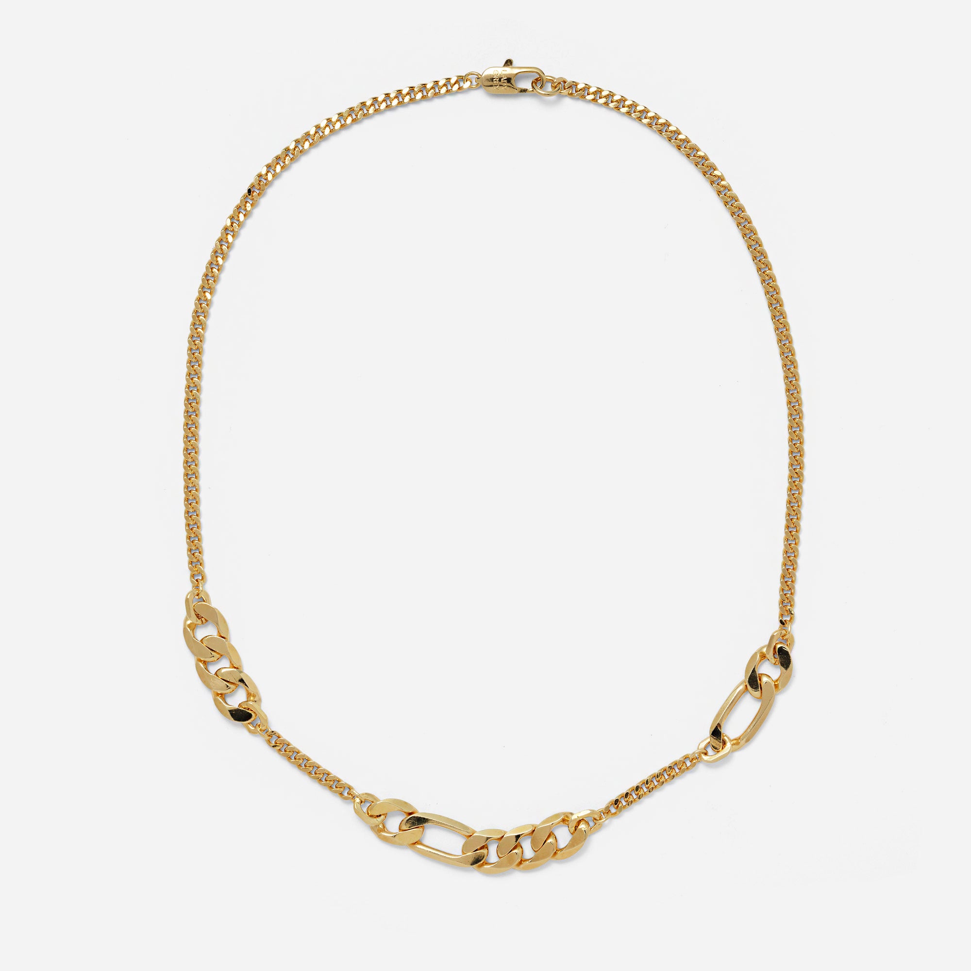 Large Trace Necklace in Gold