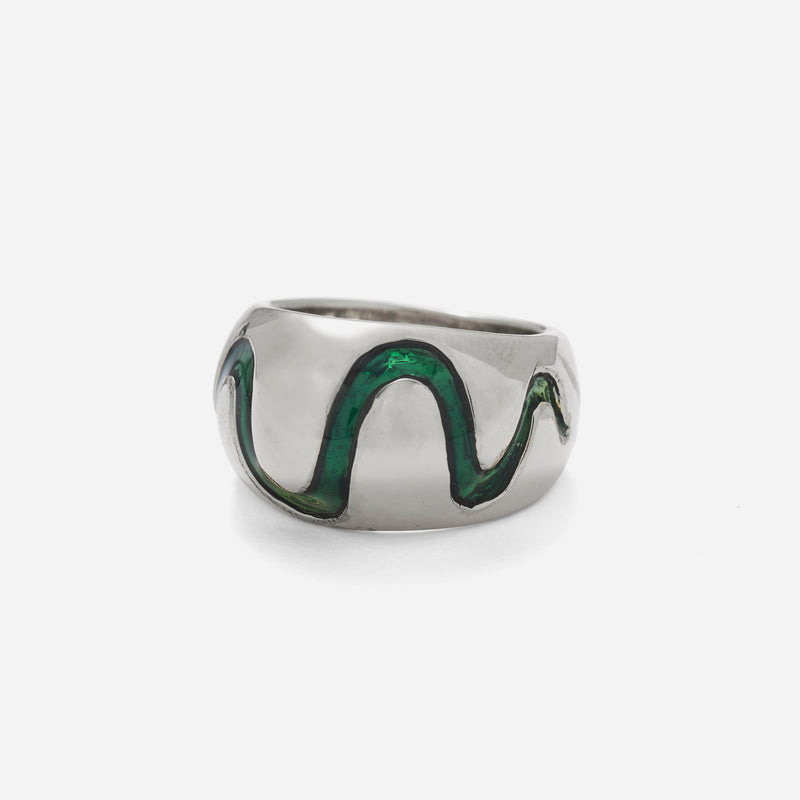 Serpent Ring in Silver