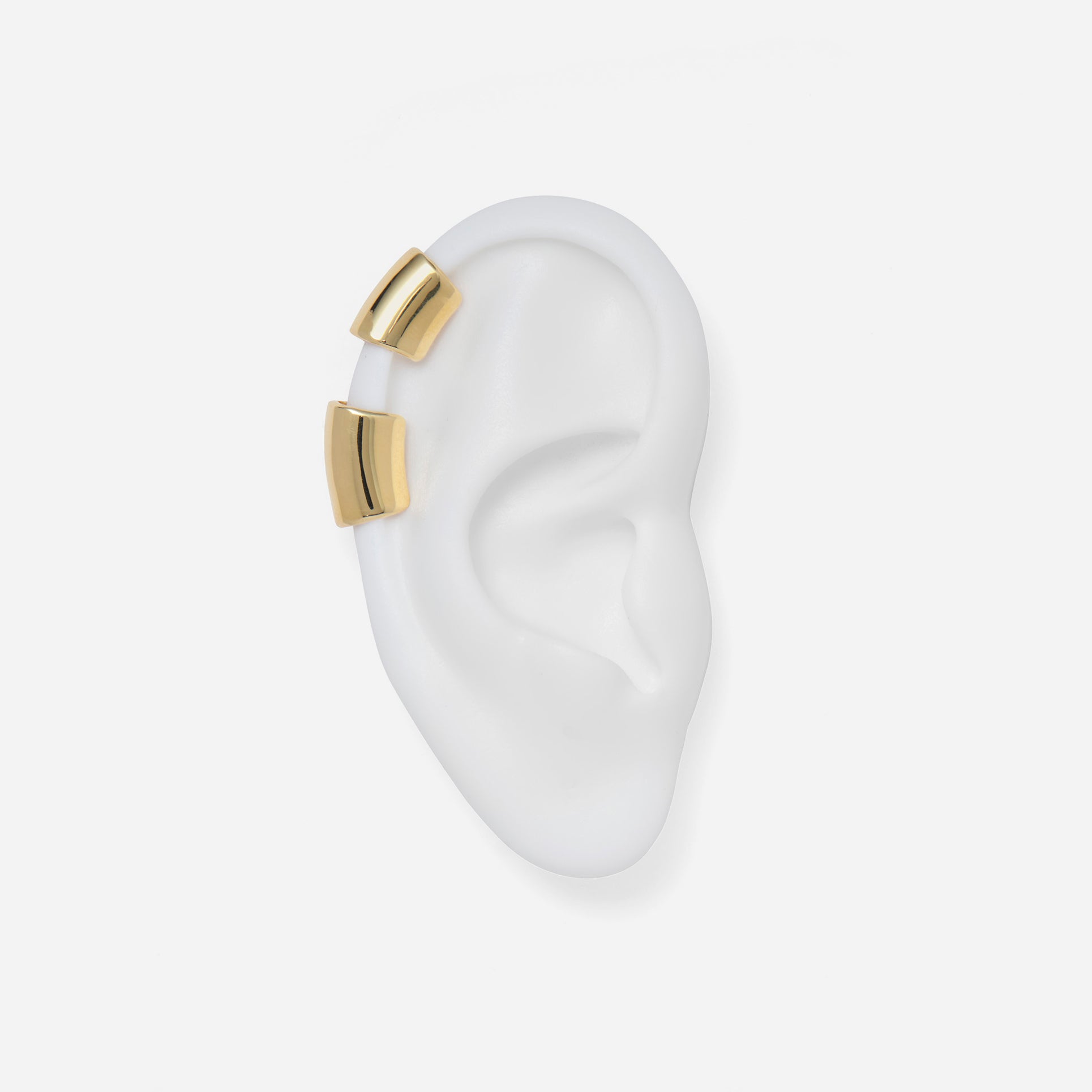 Split Helix Ear Cuff in Gold