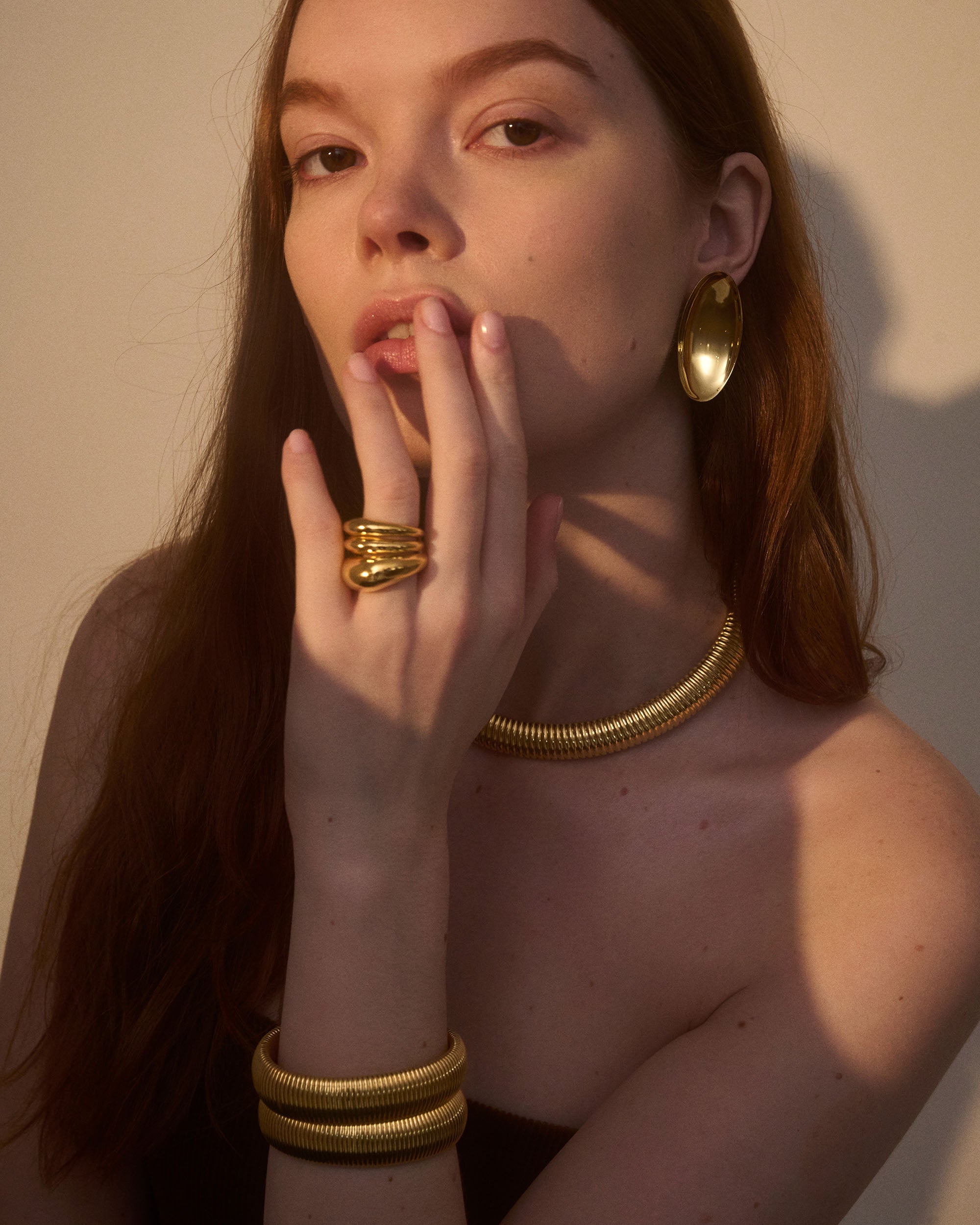 Ophidia Bracelets in Gold