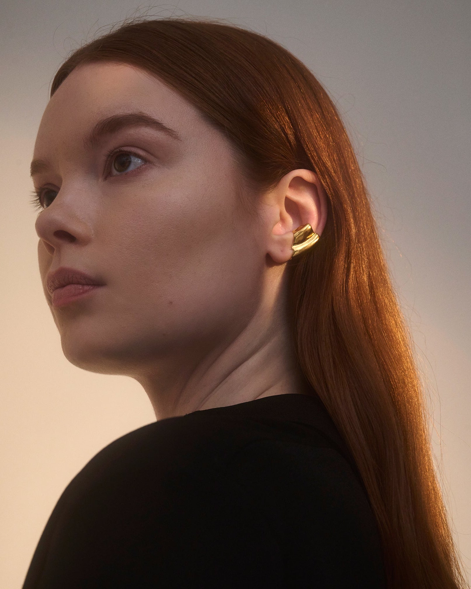 Conch Ear Cuff in Gold