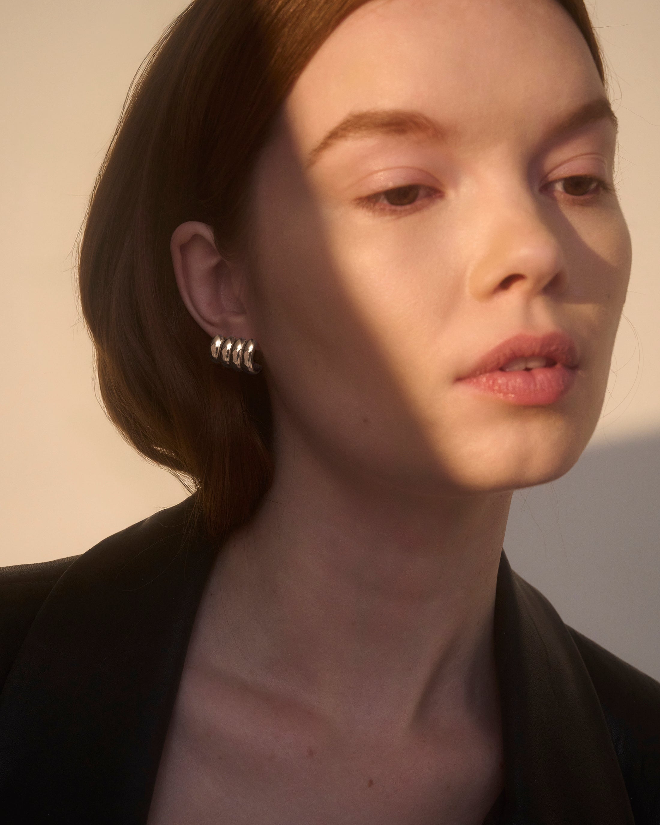 Scala Earrings in Silver