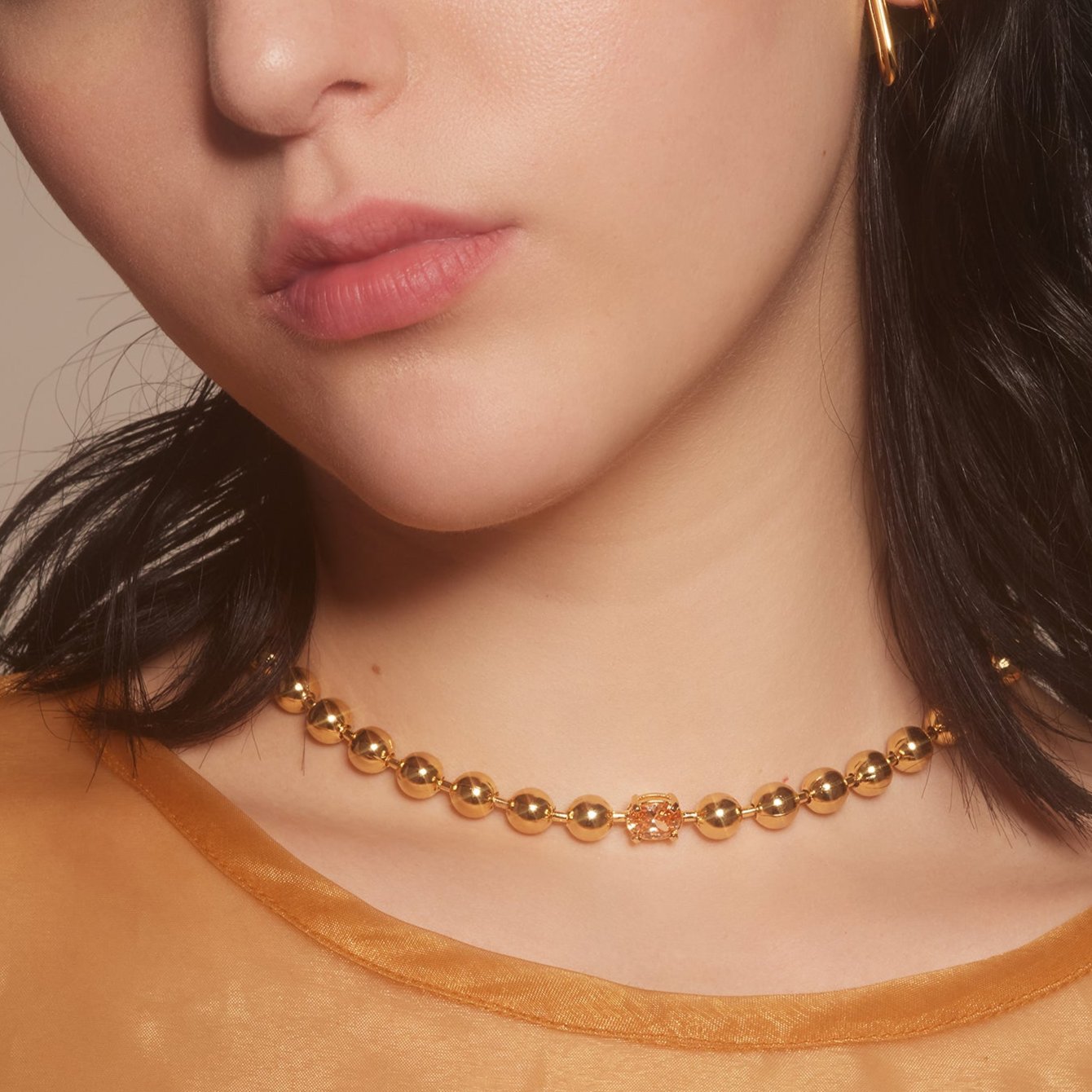 Selene Necklace in Gold