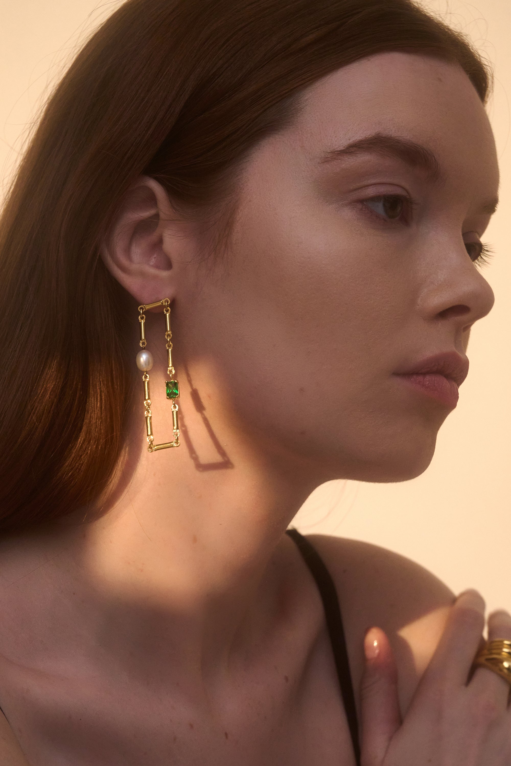 Athena Earrings in Gold