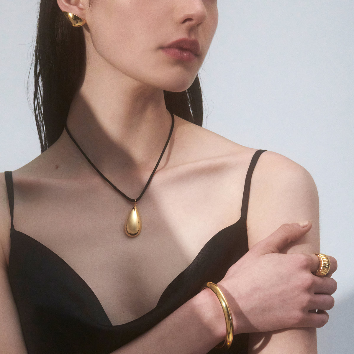 Celia Necklace in Gold