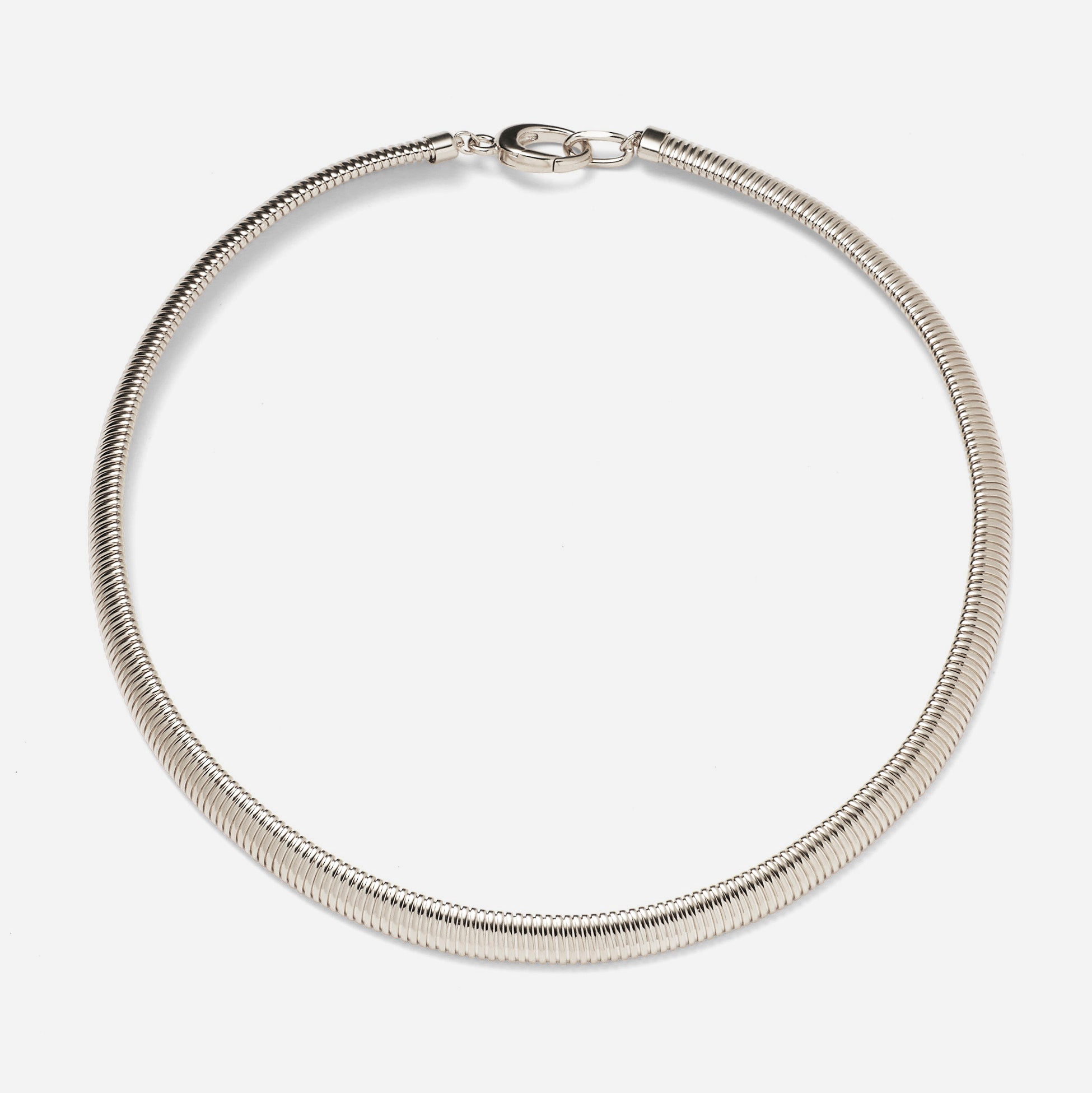 Cobra Necklace in Silver