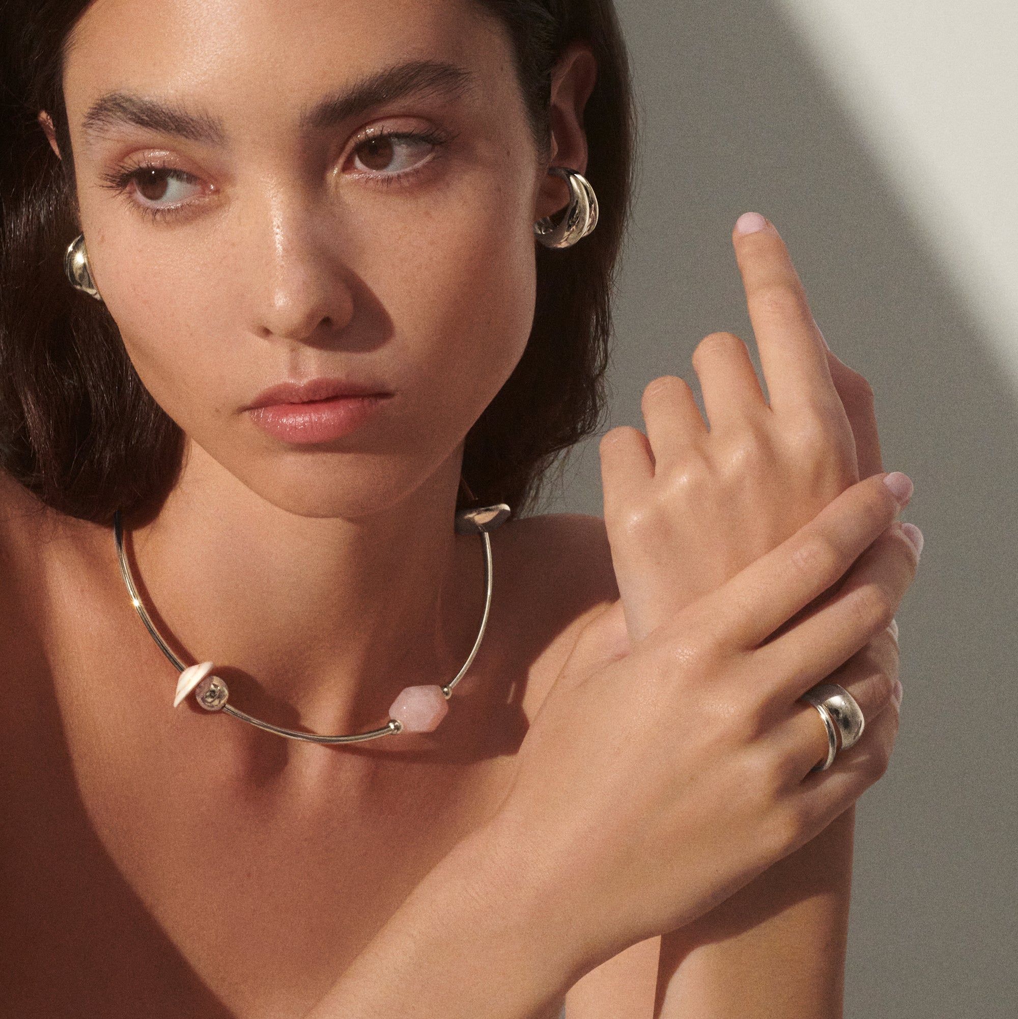 Halo Ring in Silver