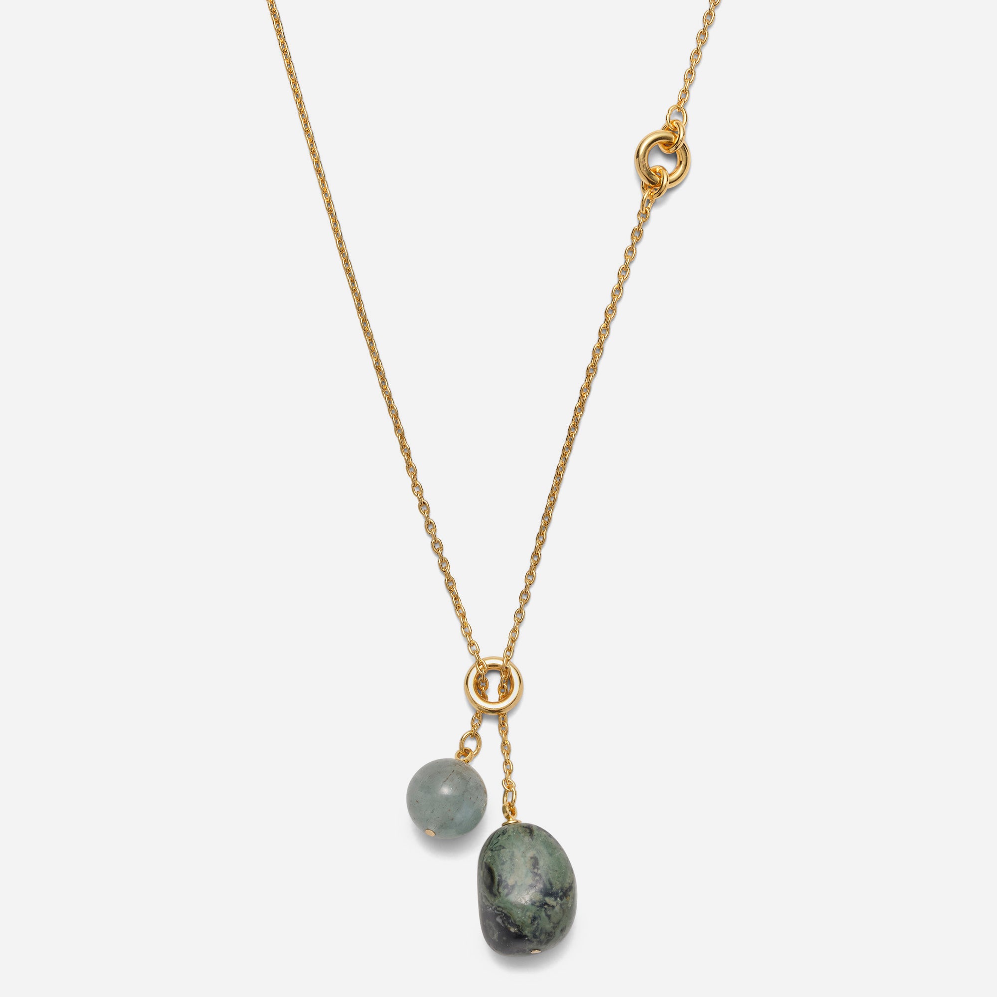 Jasper Necklace in Gold