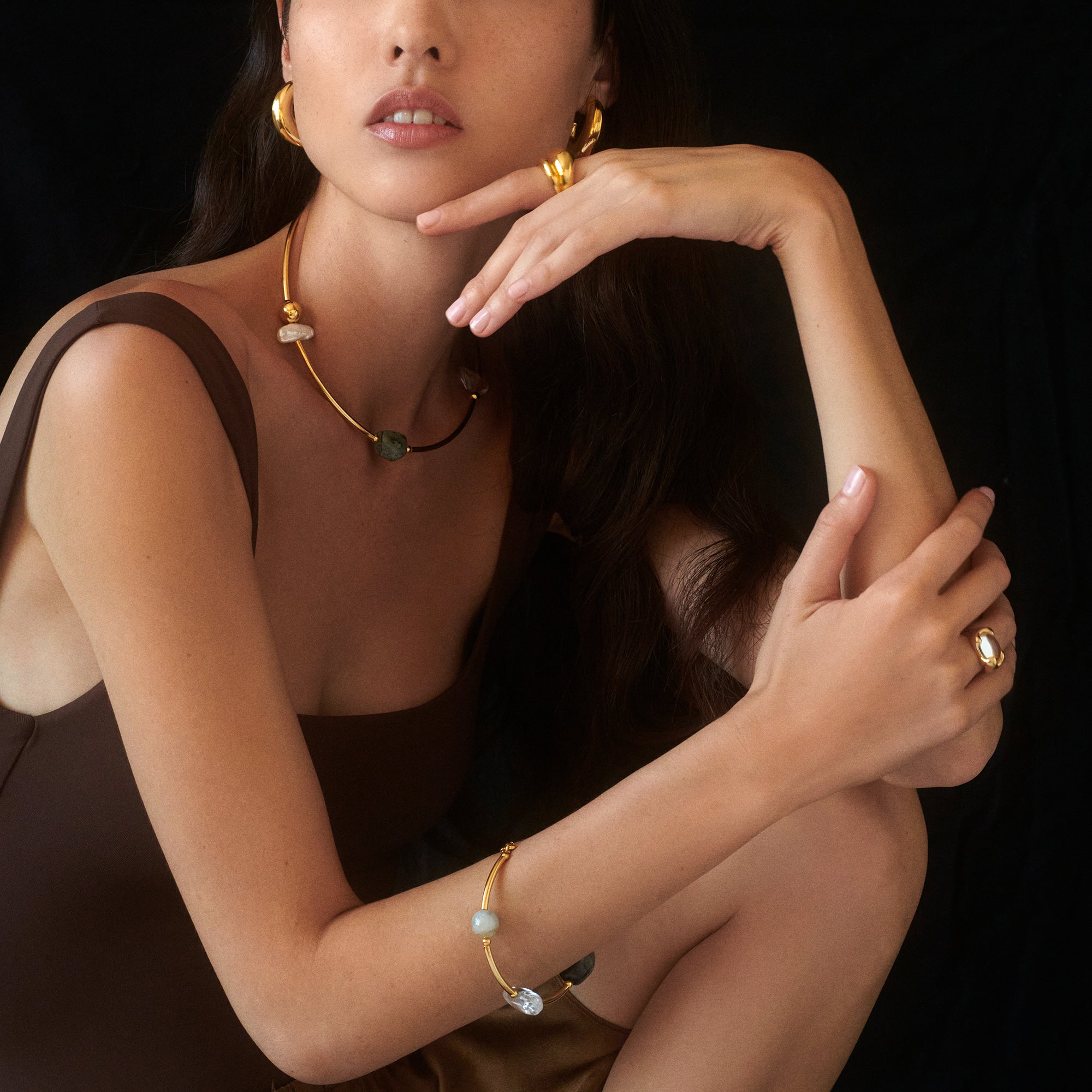 Kaia Necklace in Gold