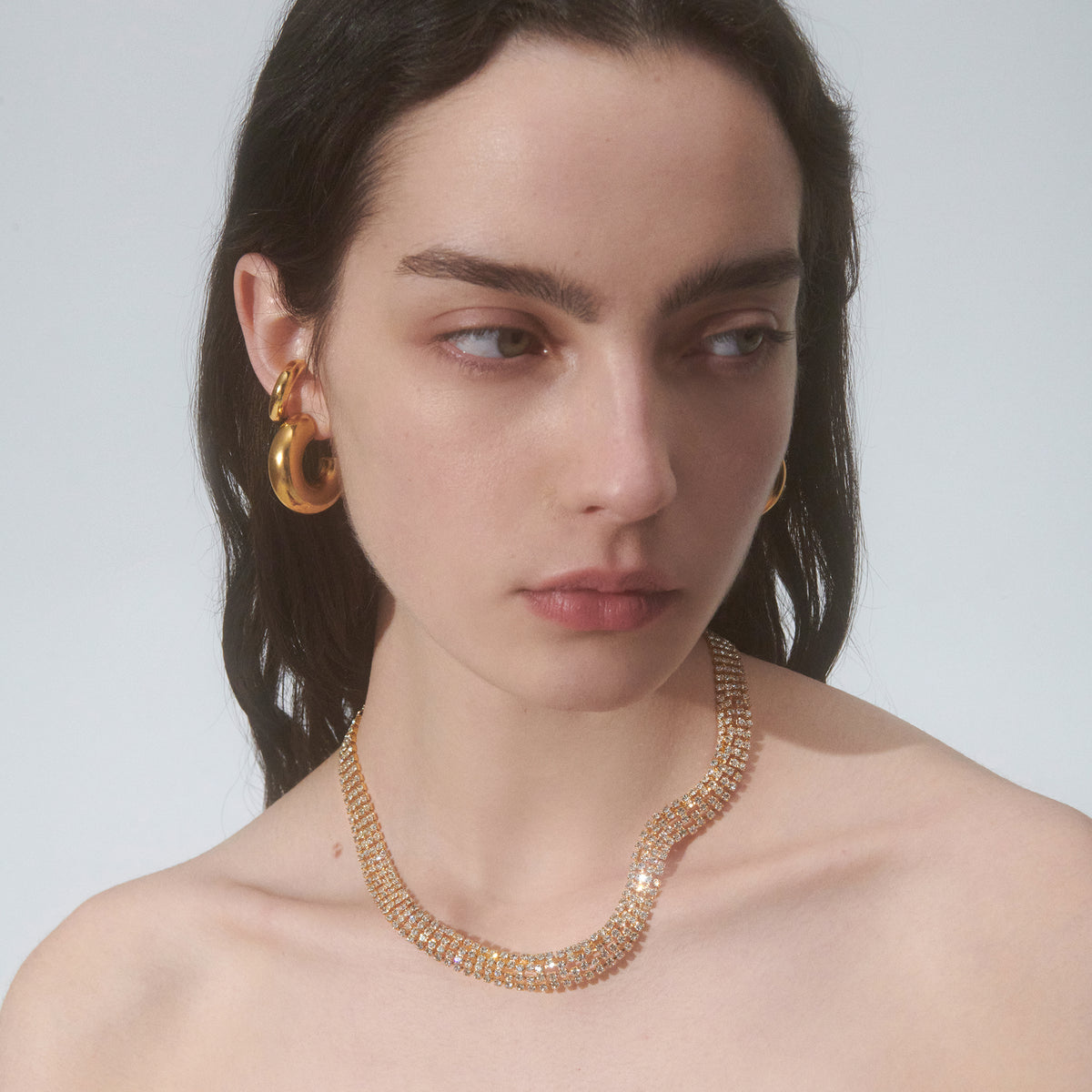 Mazzy Necklace in Gold
