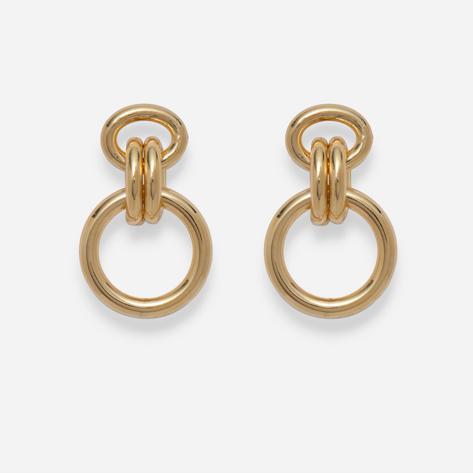 Mina Earrings in Gold
