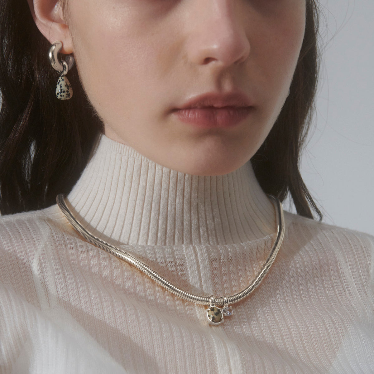 Nessa Necklace in Silver