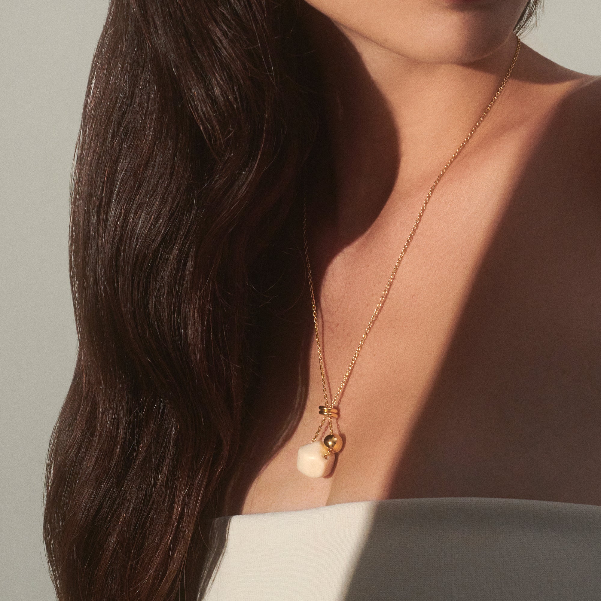 River Necklace in Gold