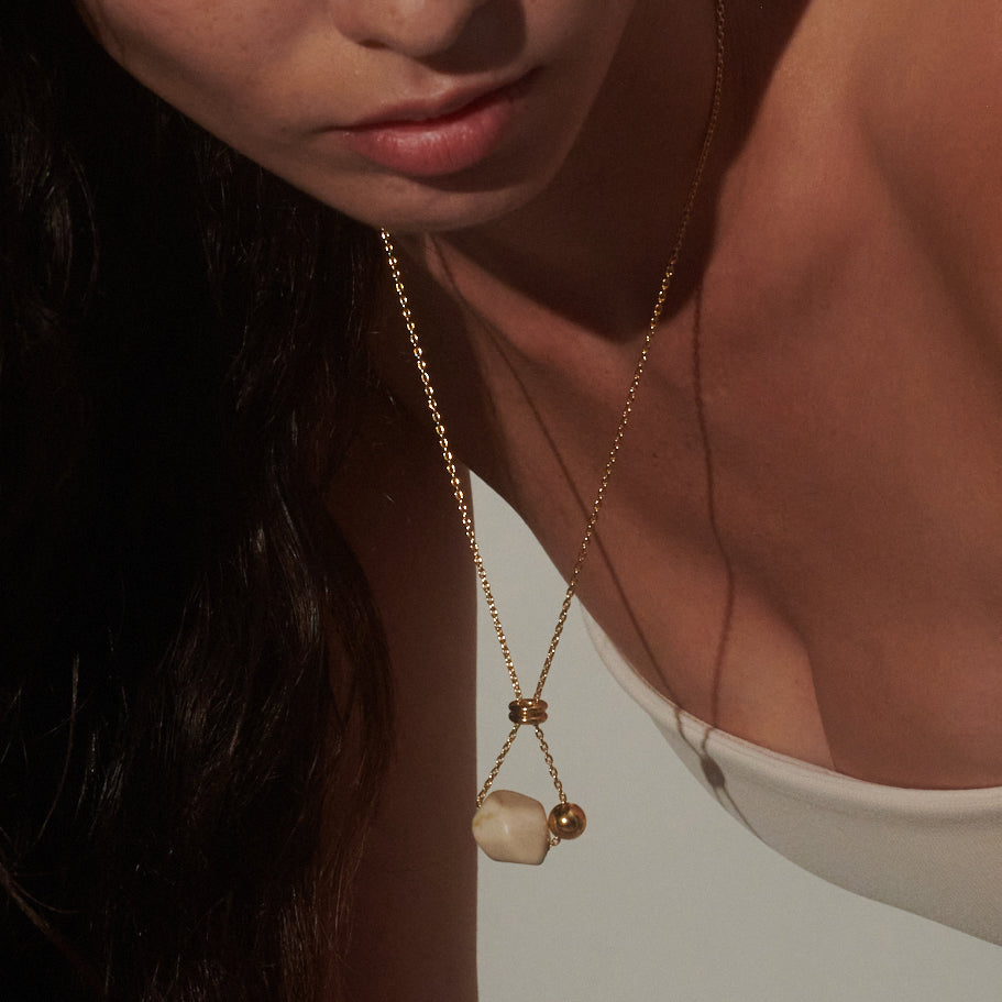 River Necklace in Gold
