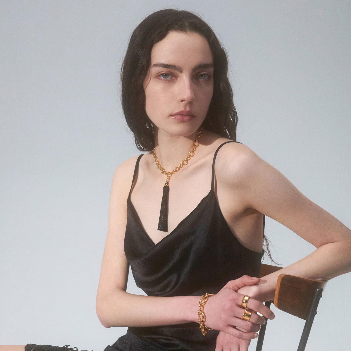 Sadie Necklace in Gold