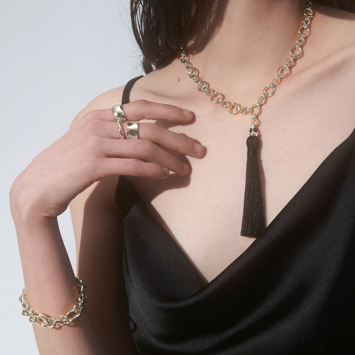 Sadie Necklace in Silver
