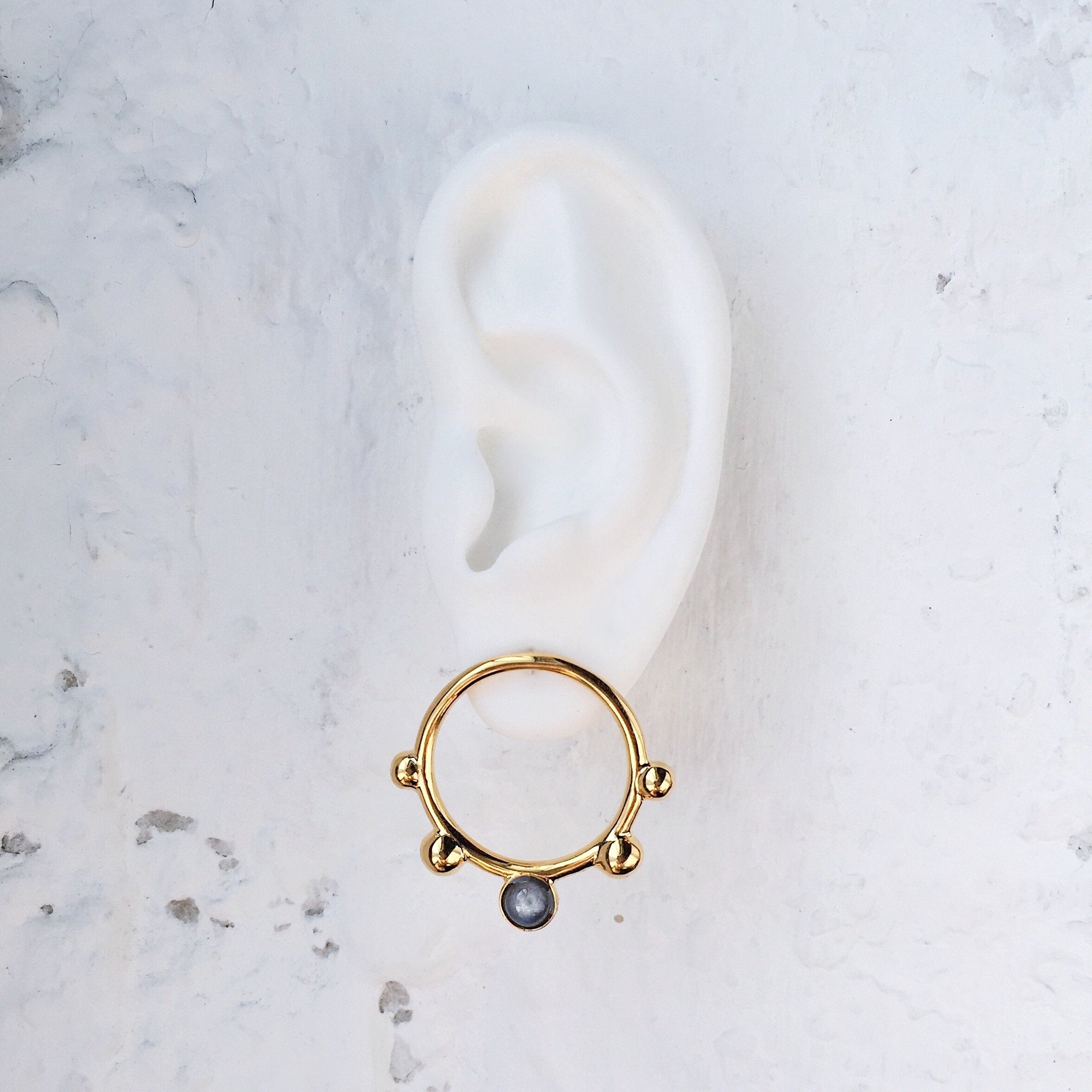 Moonrise Earring in Gold