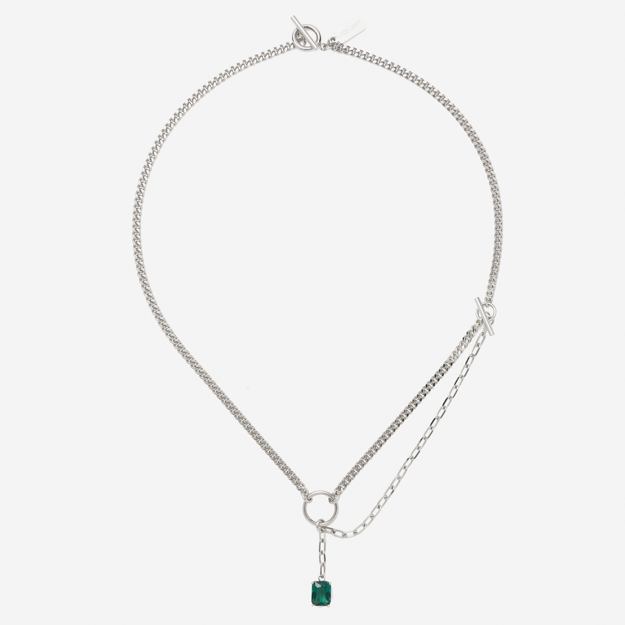 Lady Grey Asa Necklace in Silver