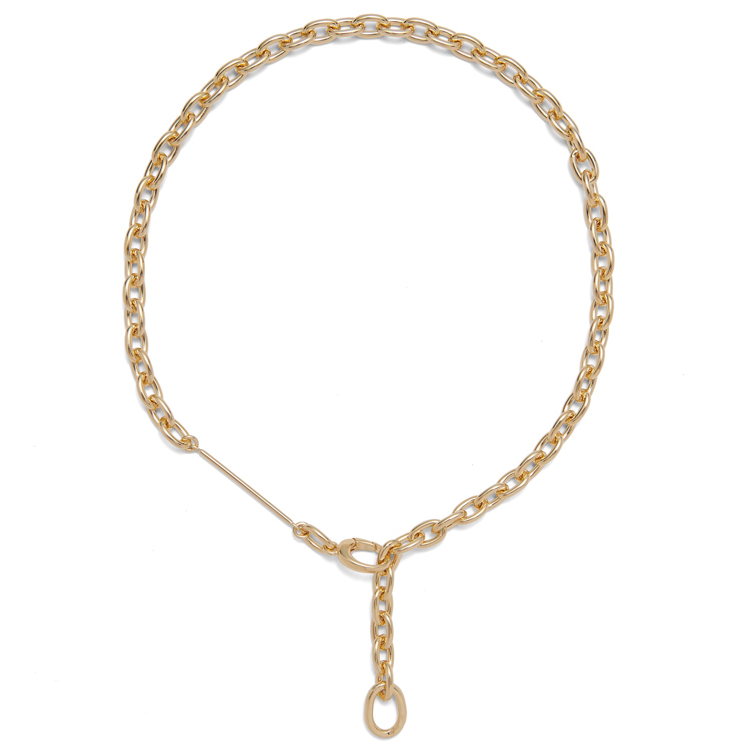 Loupe Necklace in Gold
