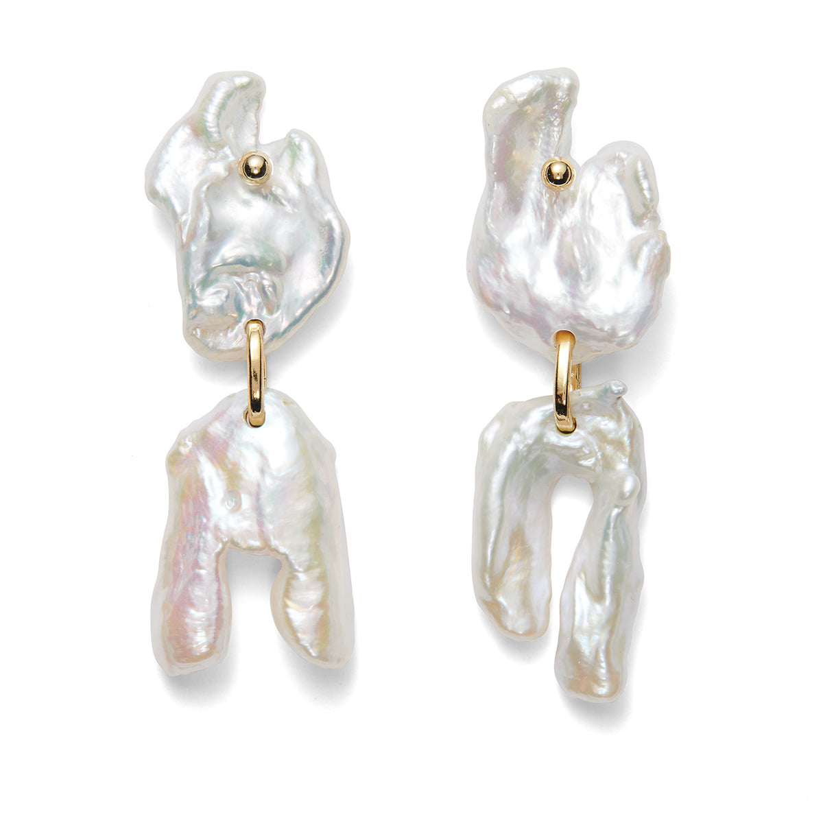 Lady Grey Monument Earring in Gold