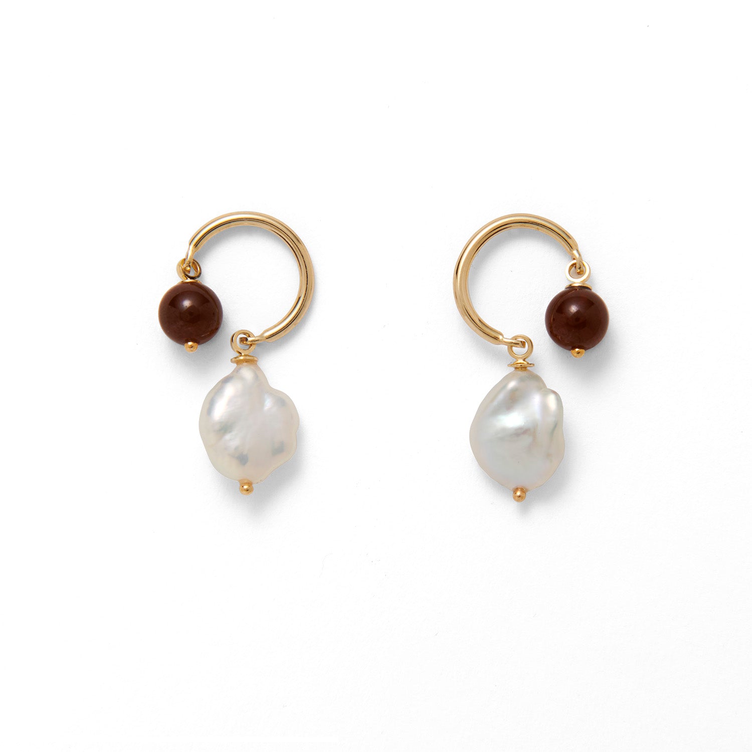 Offset Earring in Gold
