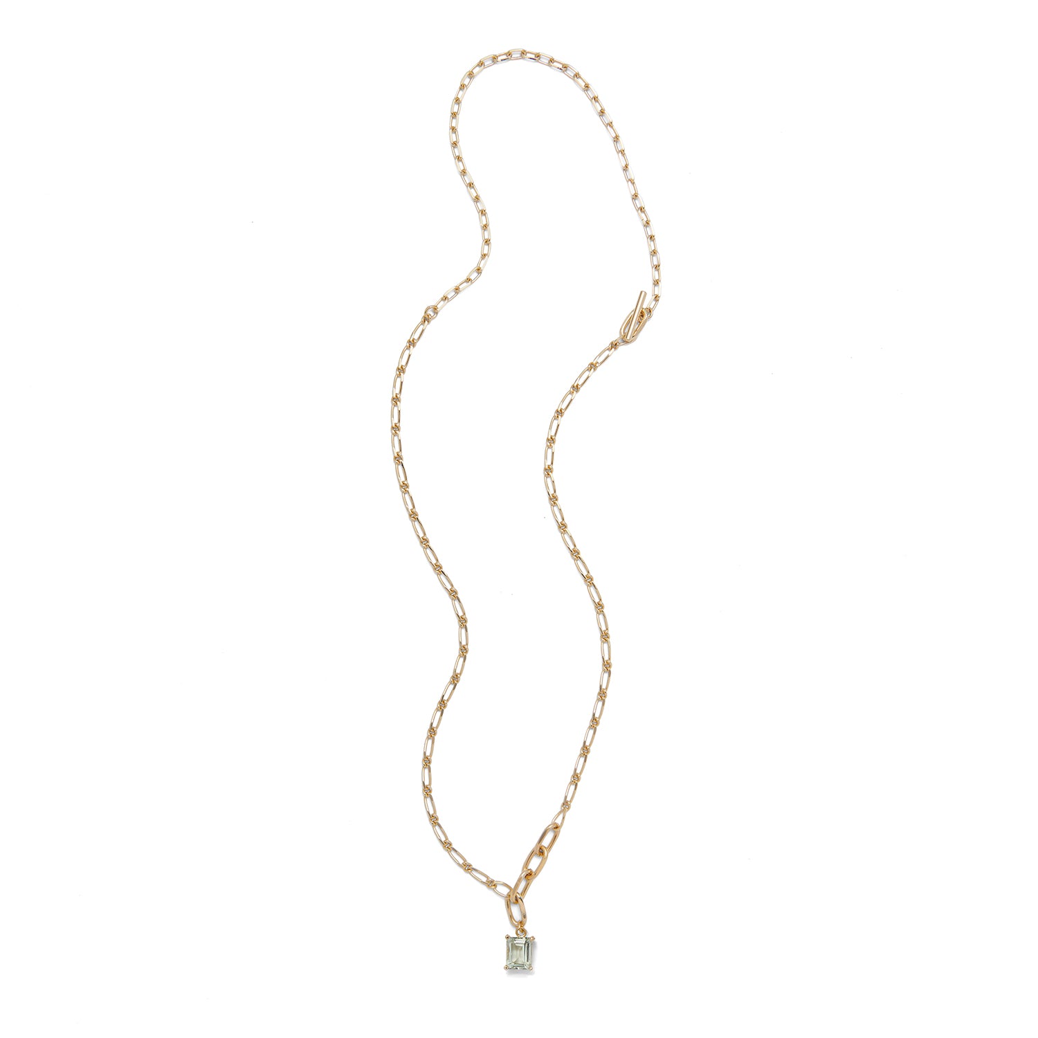 Lady Grey Rein Necklace with Amethyst in Gold