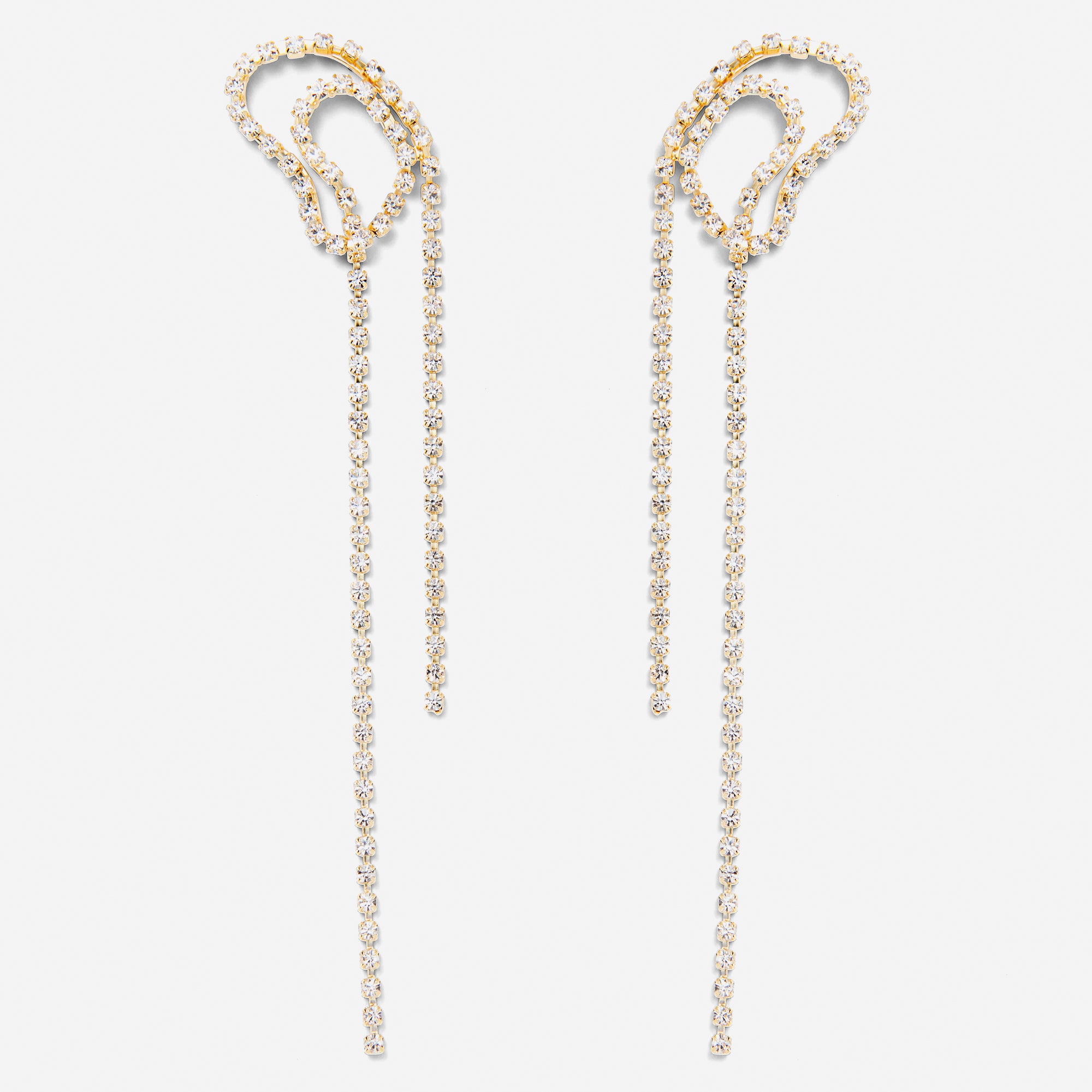 Swirl Earrings in Gold