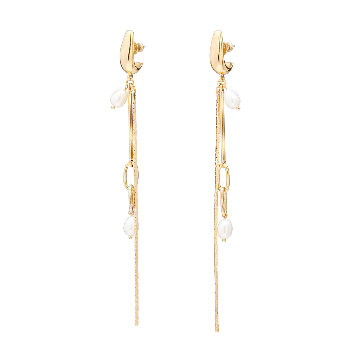 Lady Grey Synth Earring in Gold