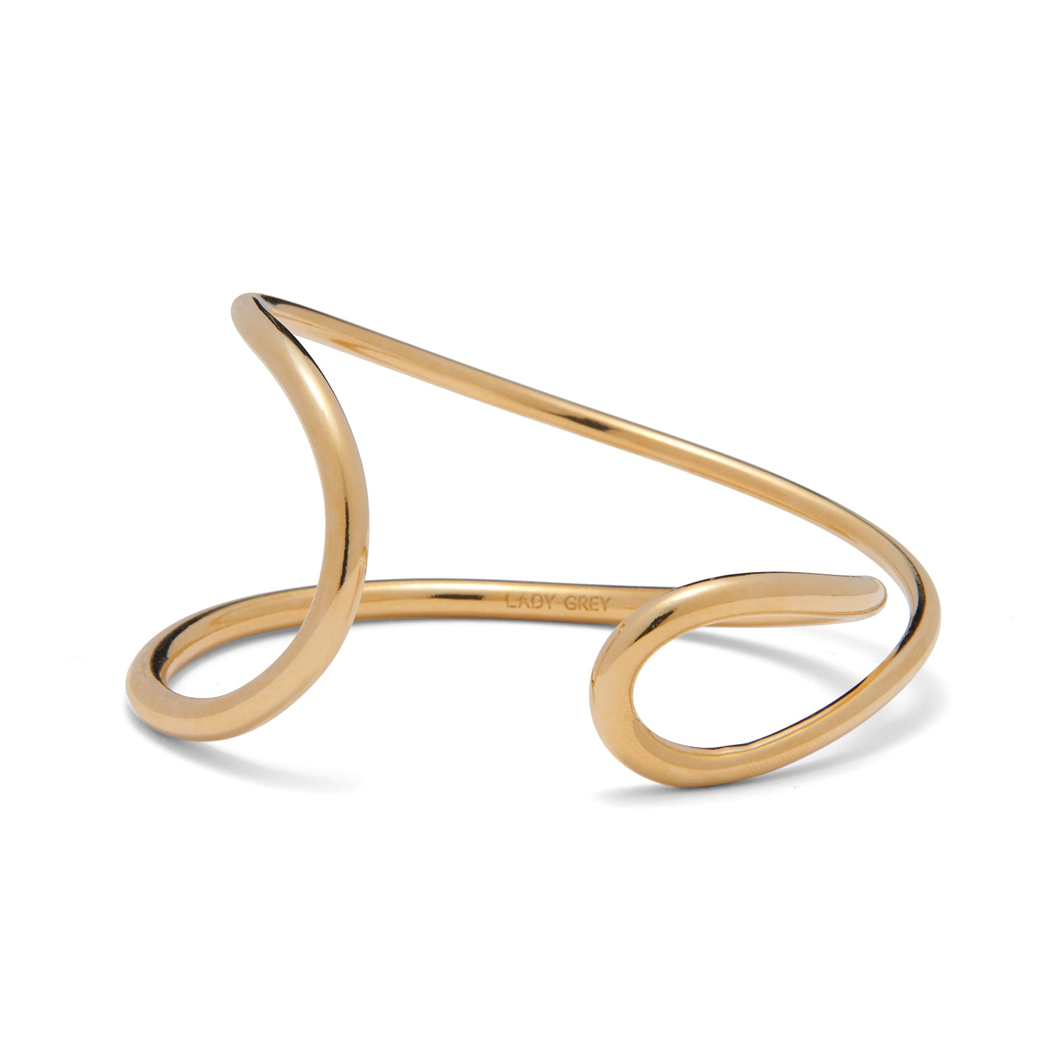 Lady Grey Torsion Cuff in Gold