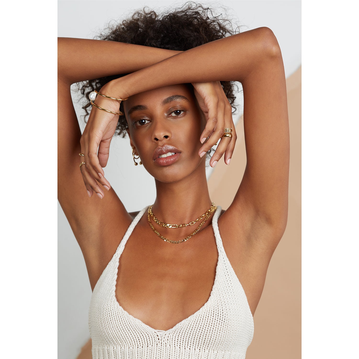 Lady Grey 50/50 Necklace in Gold