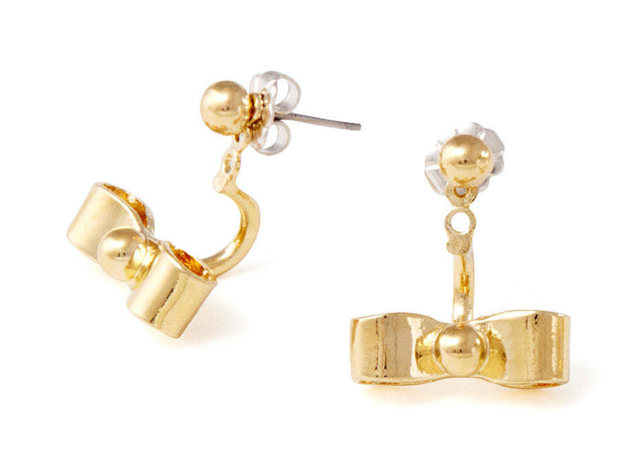 Bow Ear Jacket in Gold