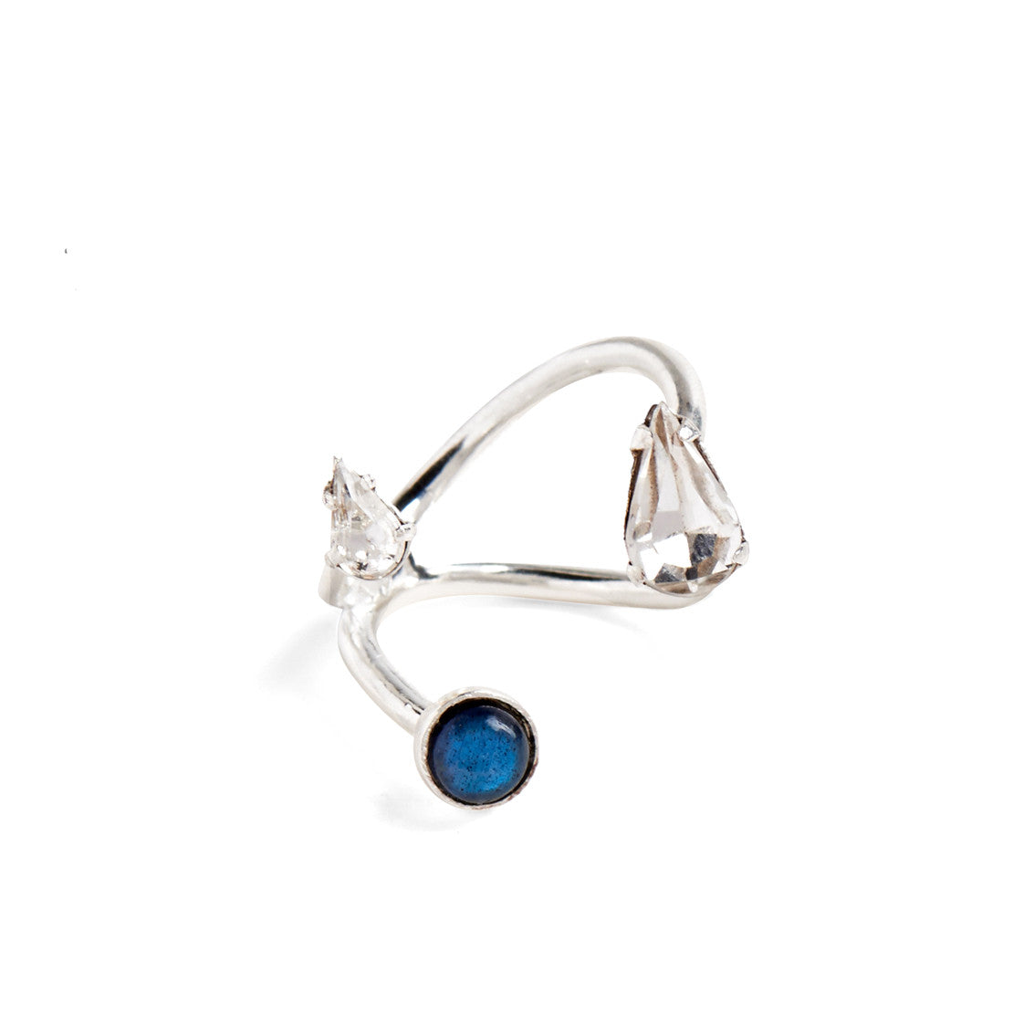 Lady Grey Jewelry Composition Ring in Silver