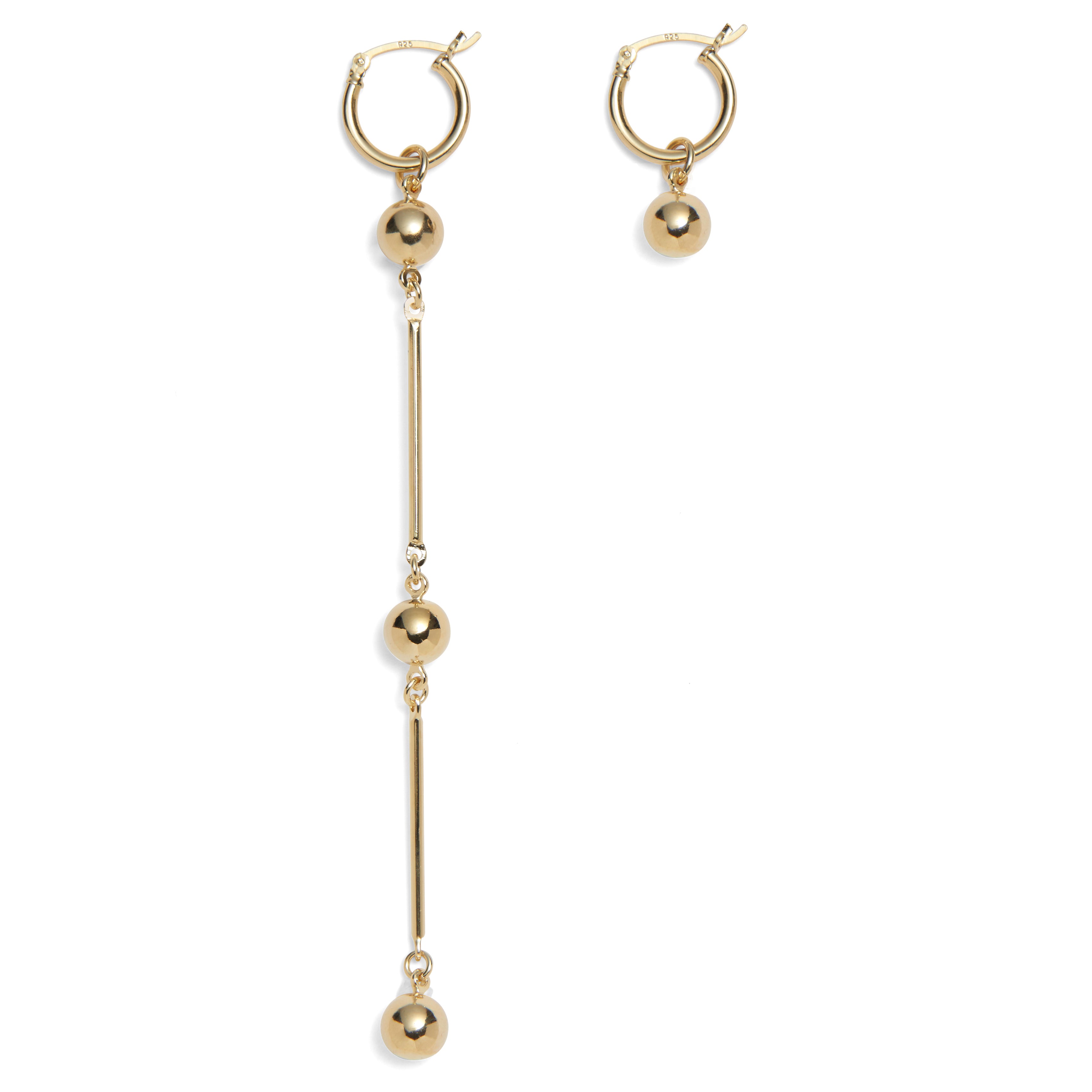 Lady Grey Jewelry Ball Drop Earring in Gold