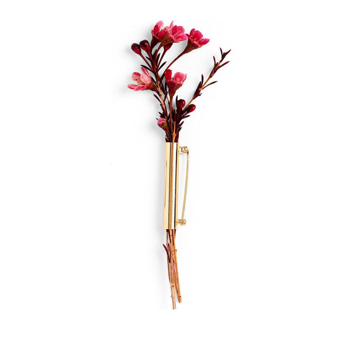 Lady Grey Jewelry Botanical Brooch in Gold #3