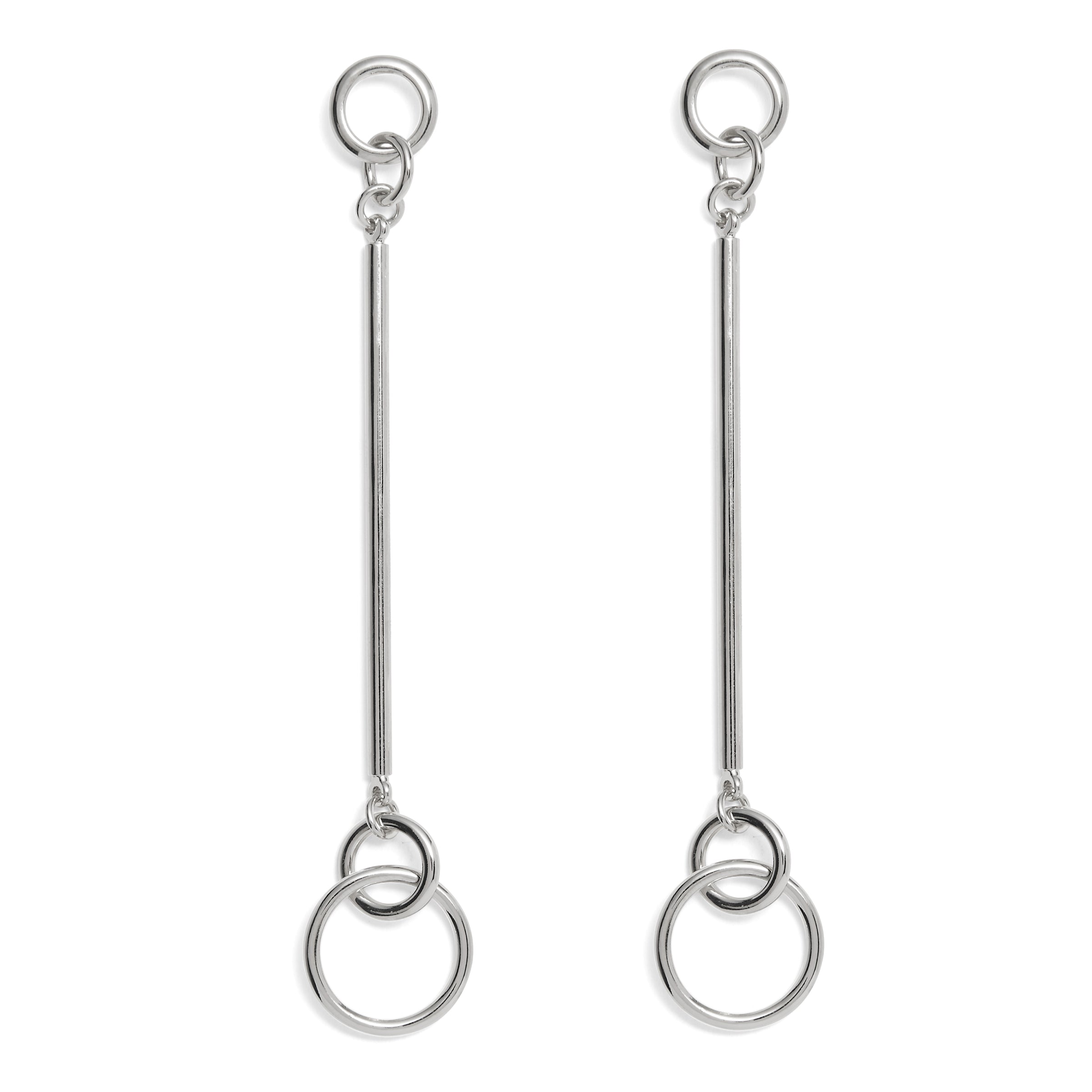 Lady Grey Jewelry Connection Earring in Rhodium
