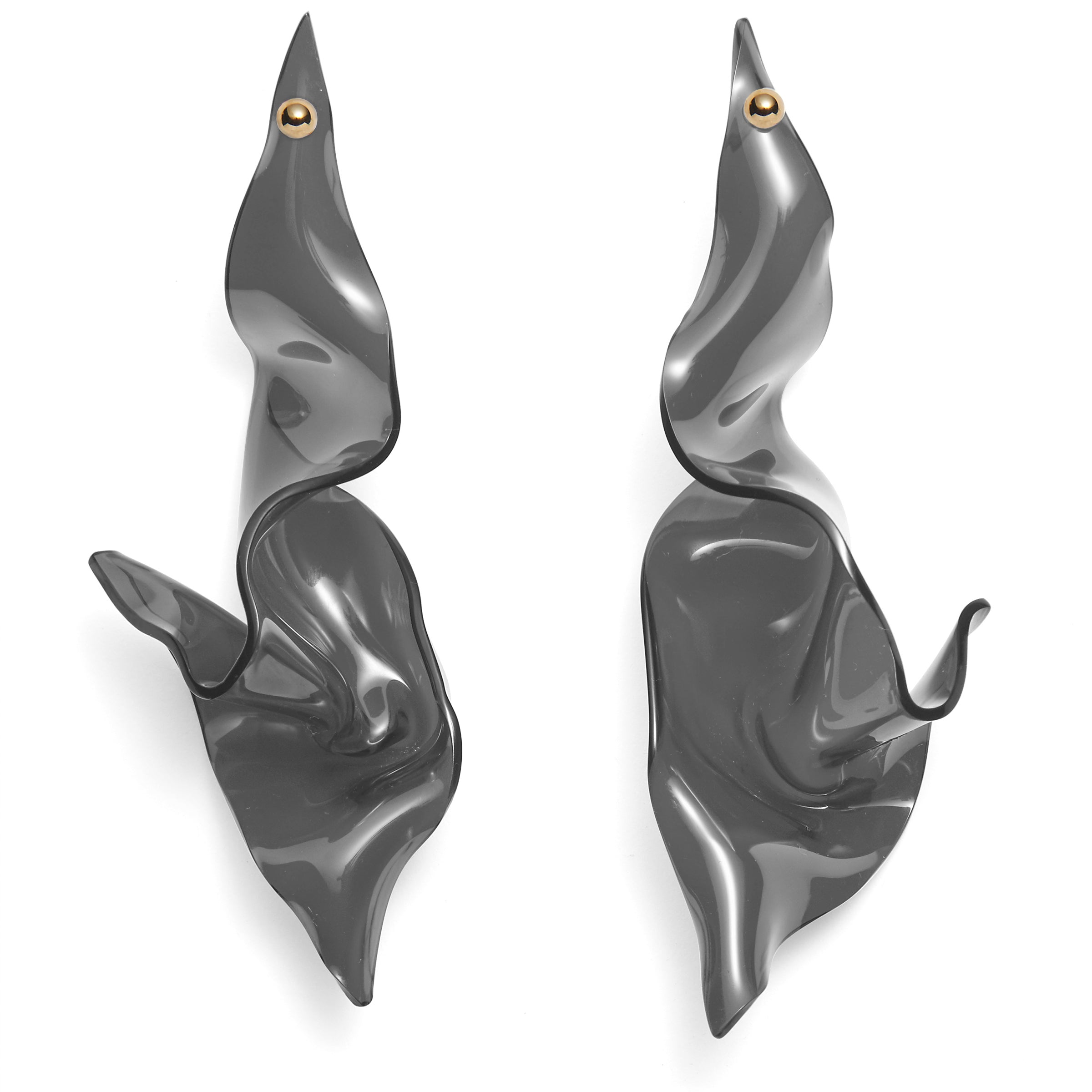 Lady Grey Jewelry Contortion Earring in Smoke