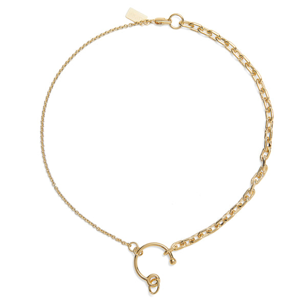 Lady Grey Jewelry Eyelet Necklace in Gold