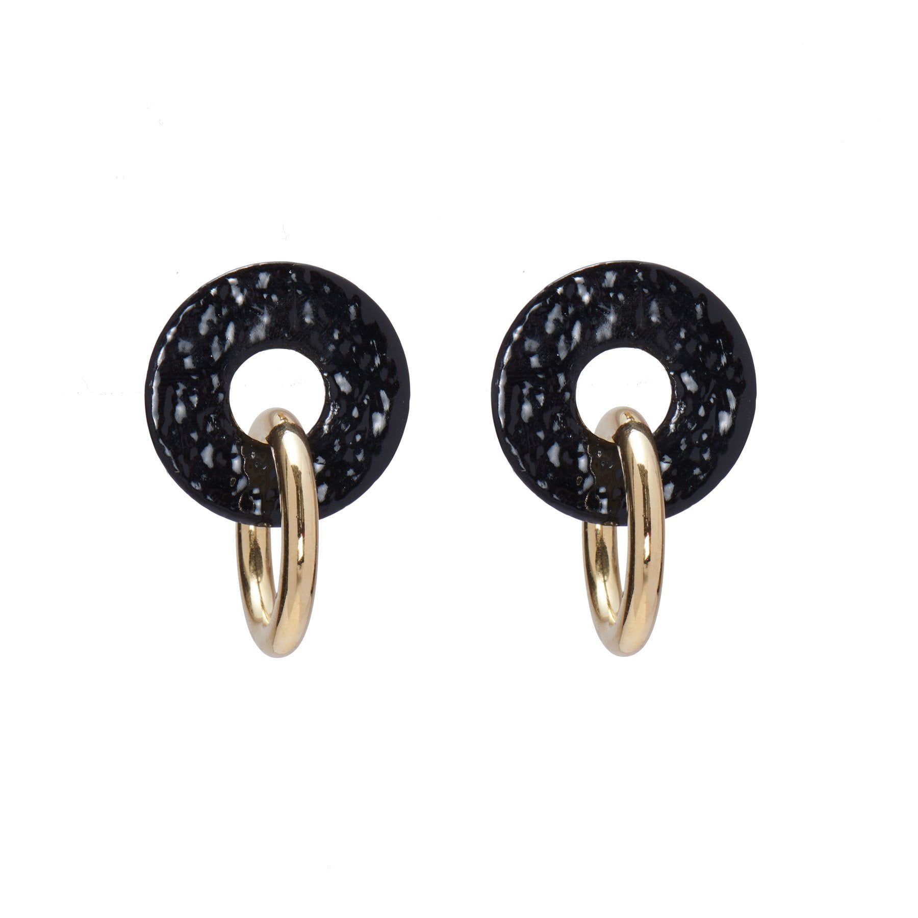 Lady Grey Jewelry Gauge Hoop in Gold