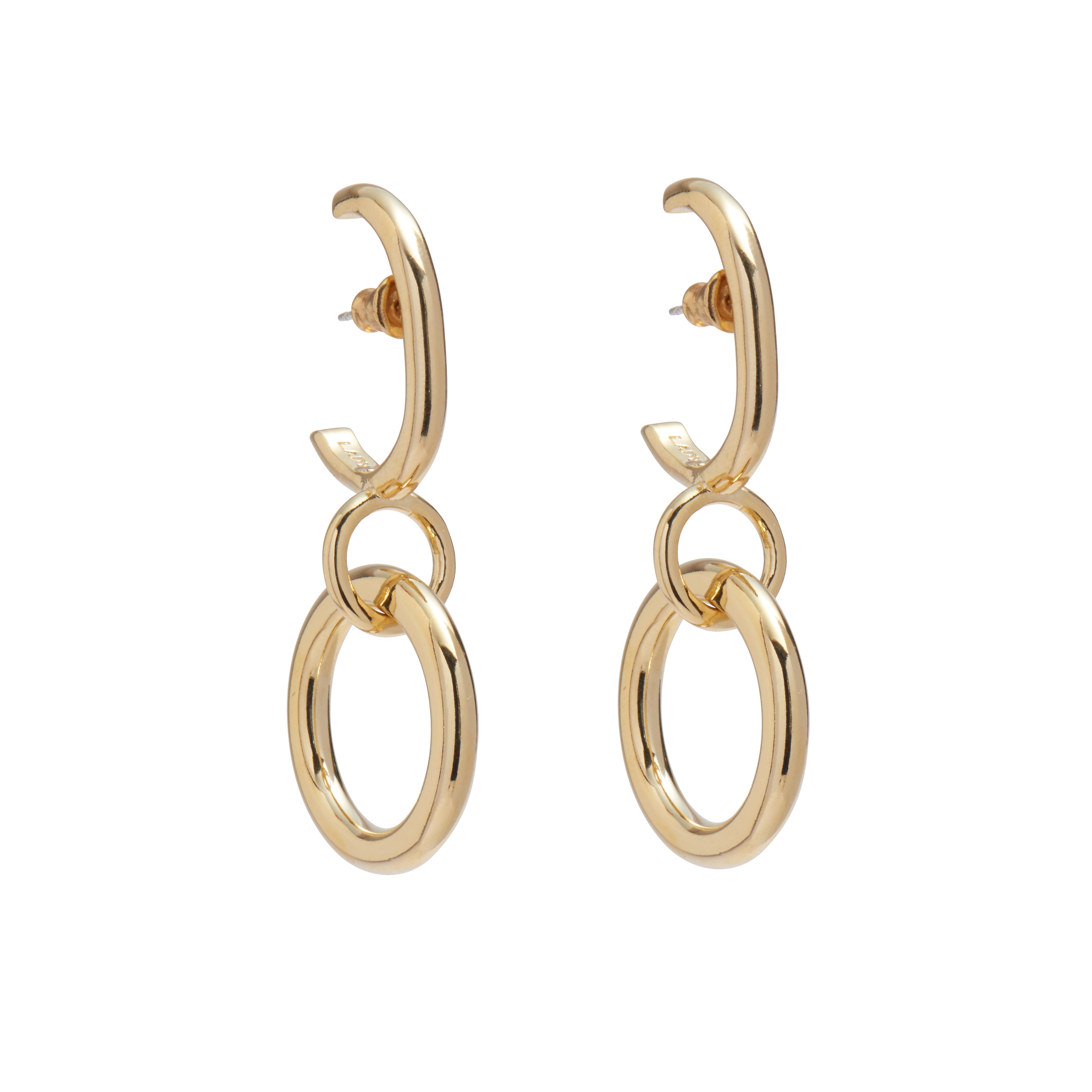 Lady Grey Jewelry Latch Earring in Gold