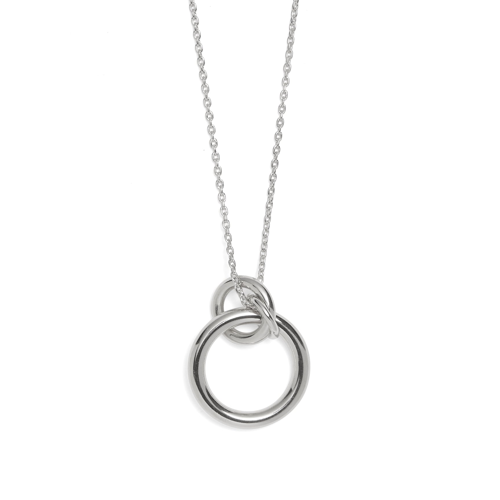 Lady Grey Jewelry Link Pendant in Rhodium