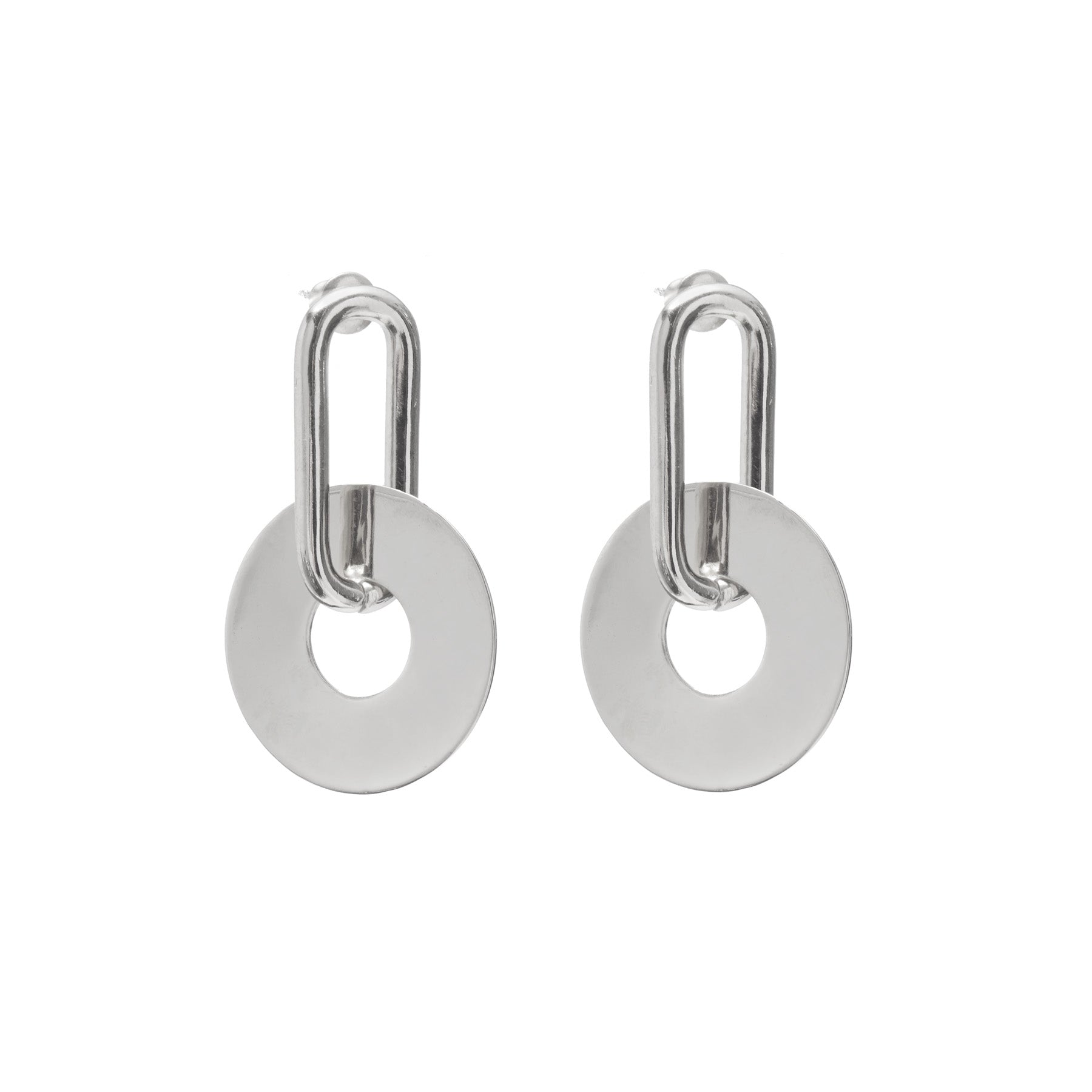 Lady Grey Jewelry Loup Earring in Rhodium