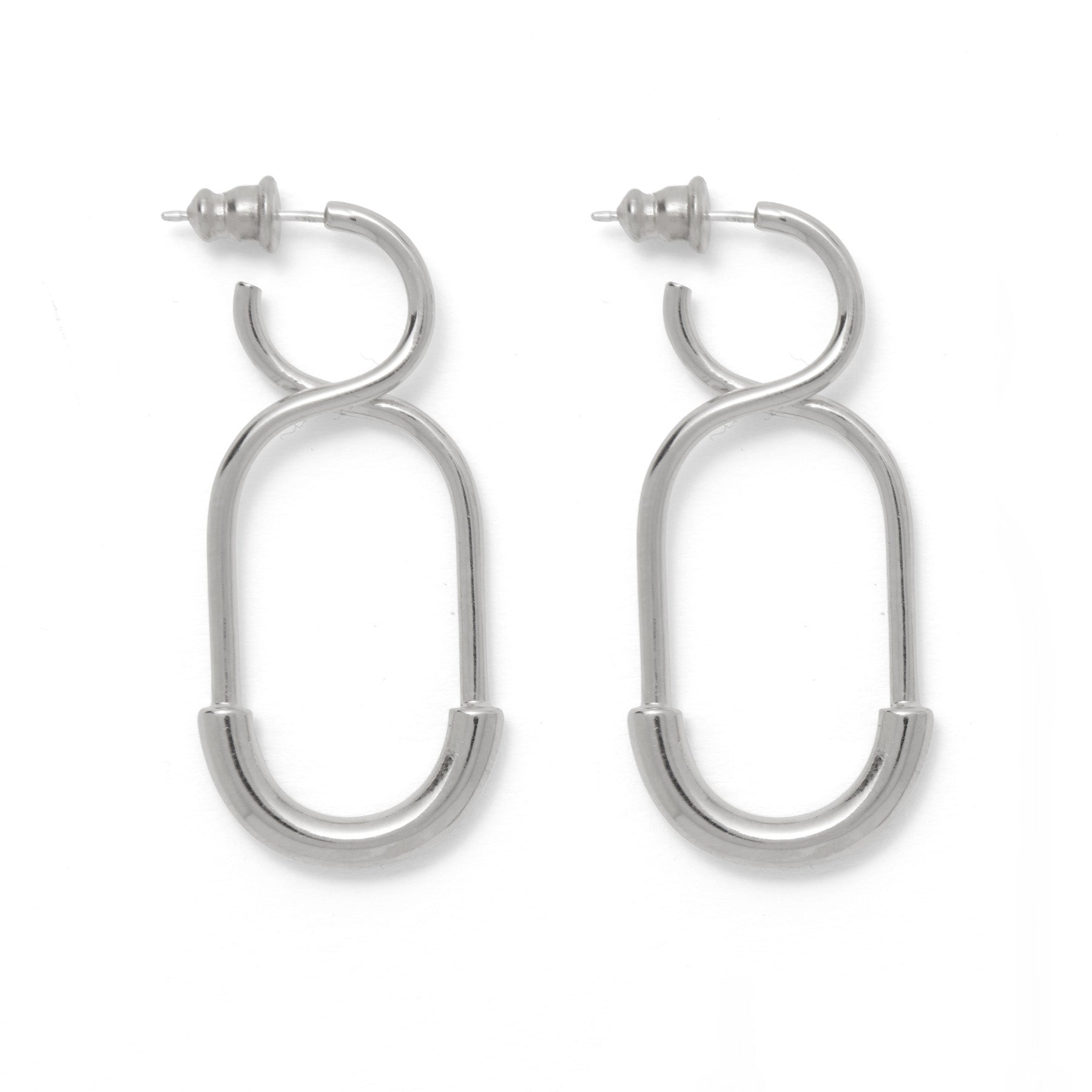 Lady Grey Jewelry Mini 8 Earring in Silver