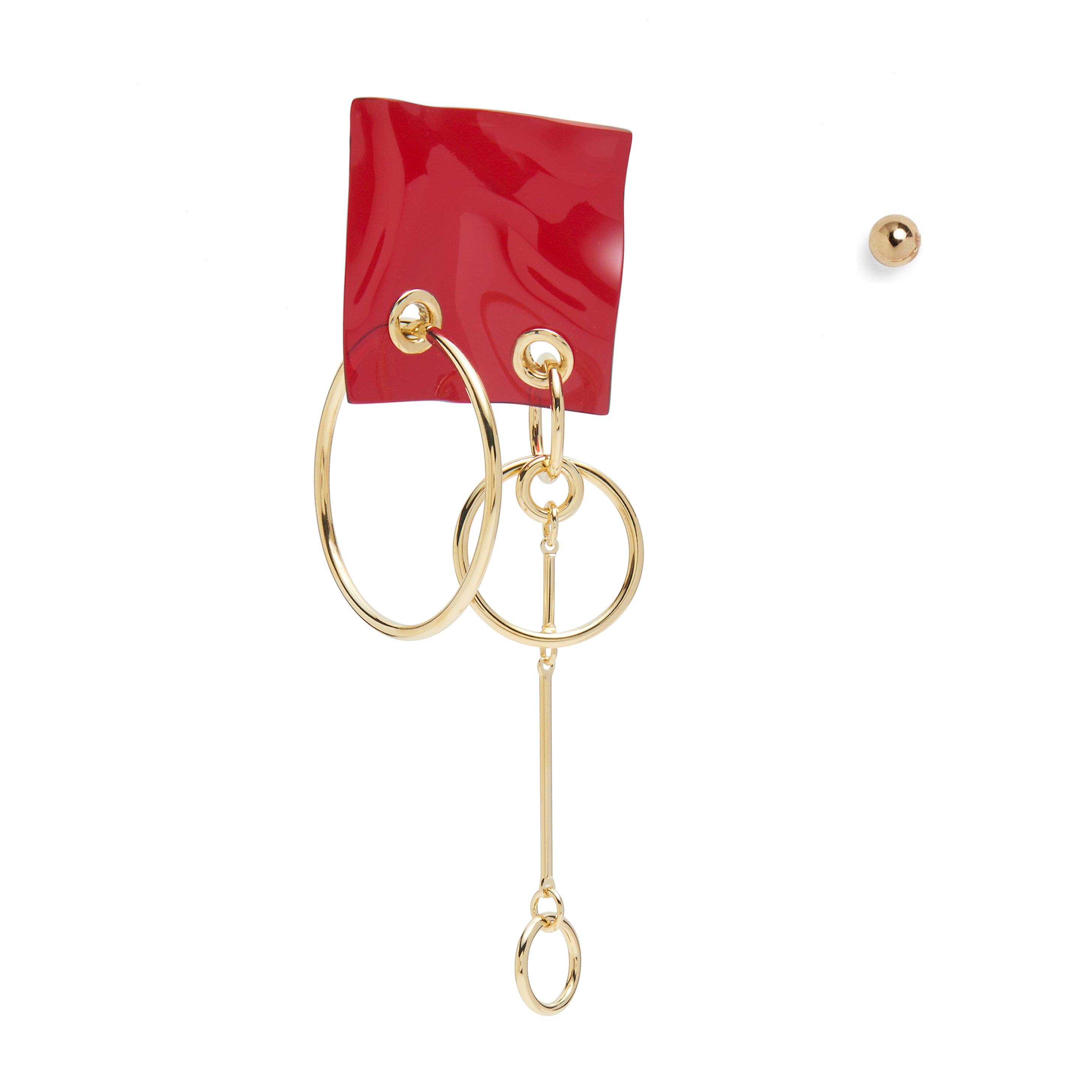 Lady Grey Jewelry Phantom Earring in Red