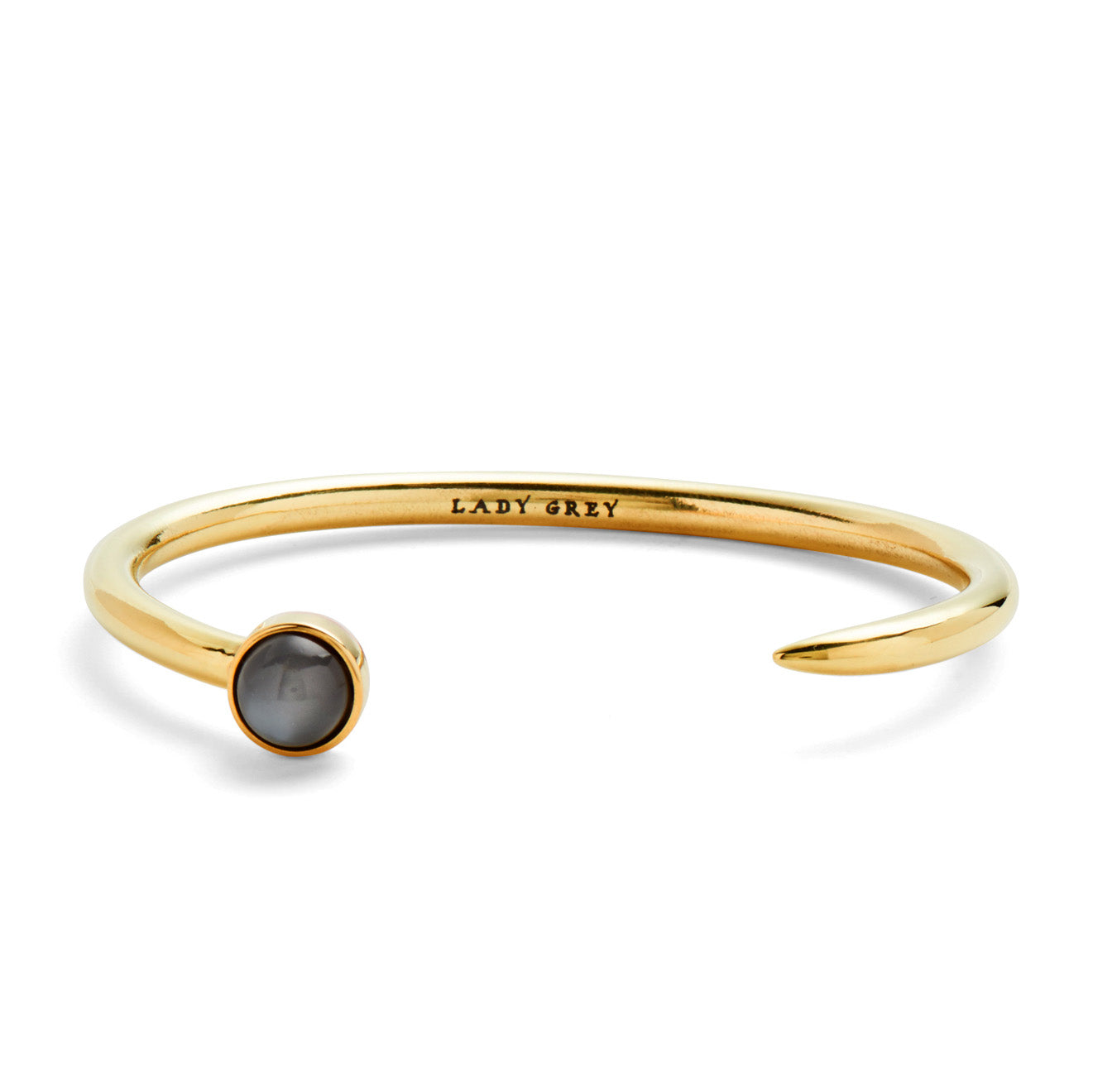 lady Grey Jewelry Tangent Bracelet In Gold