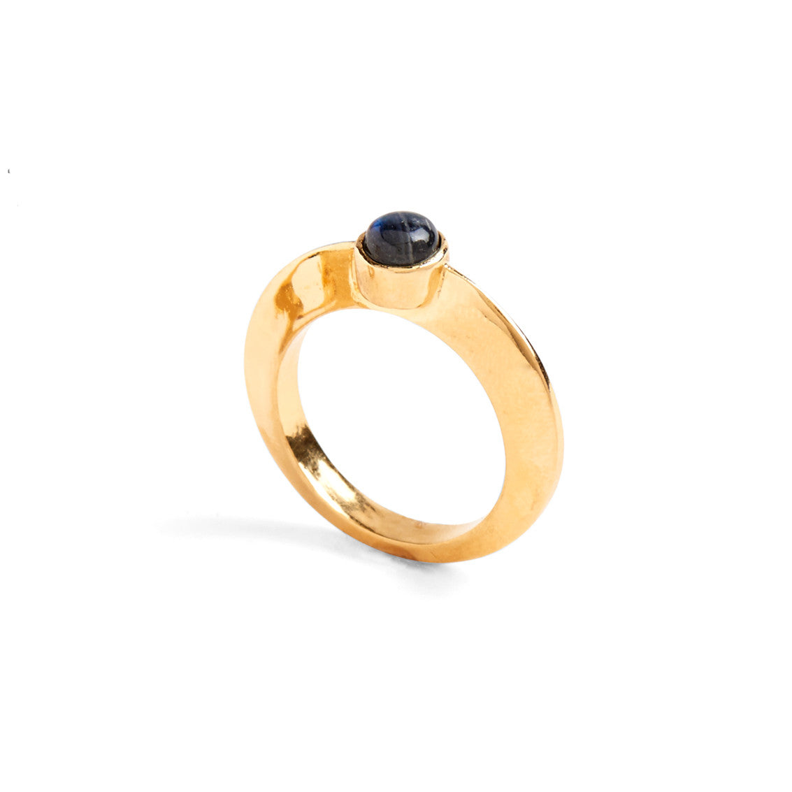 Lady Grey Jewelry Labradorite Disc Ring in Gold