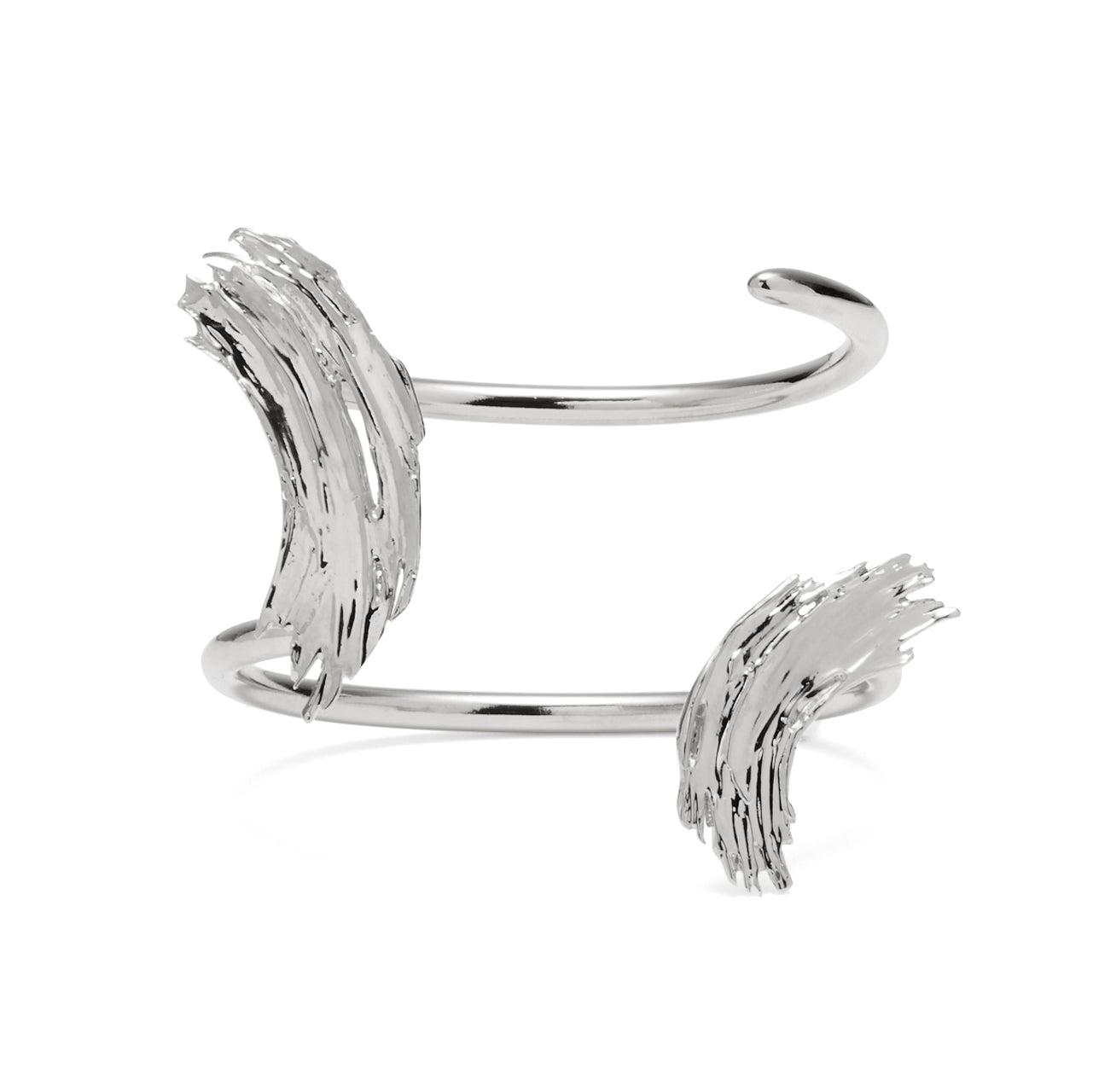 Lady Grey Jewelry Louise Cuff in Rhodium