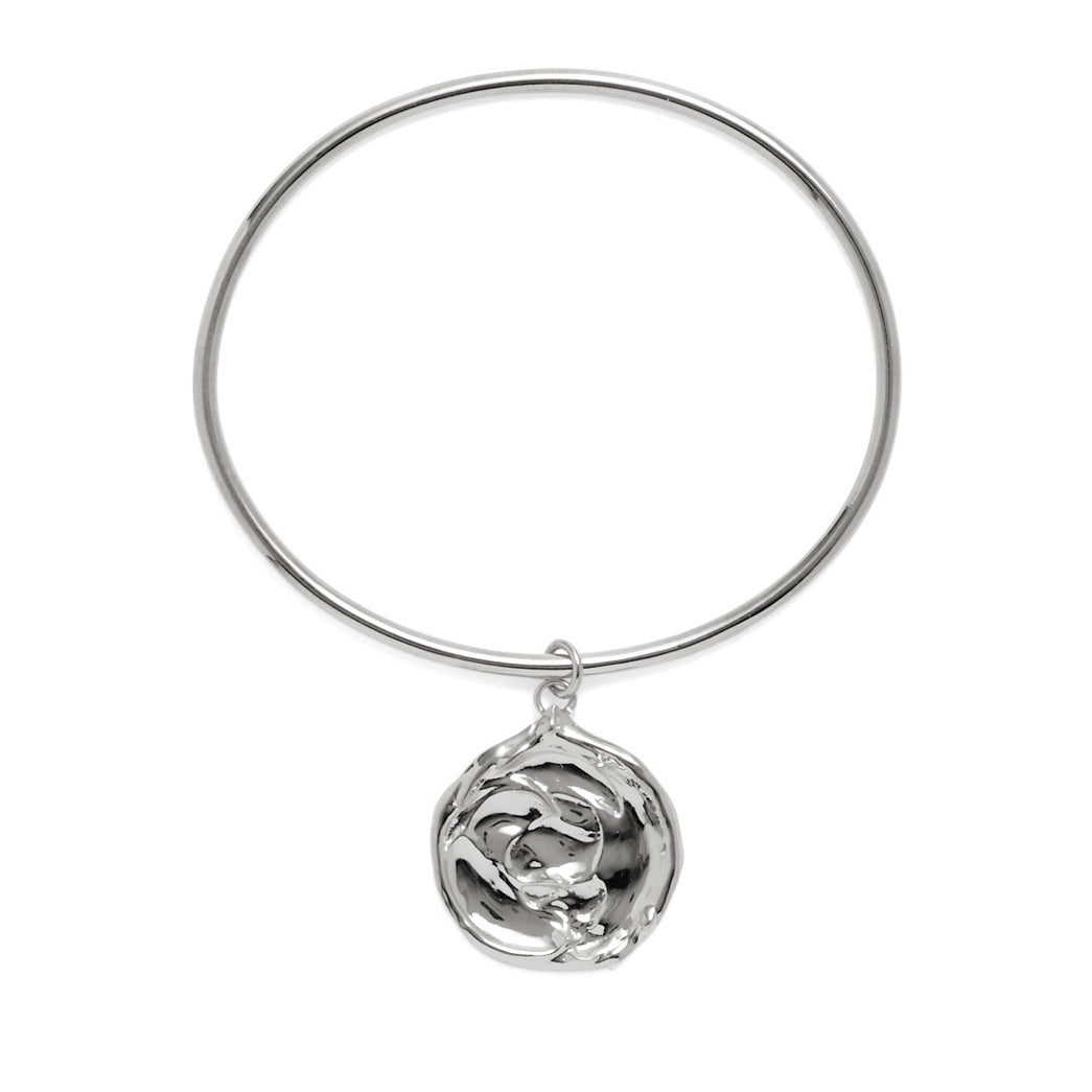 Lady Grey Jewelry Palette Bangle in Rhodium